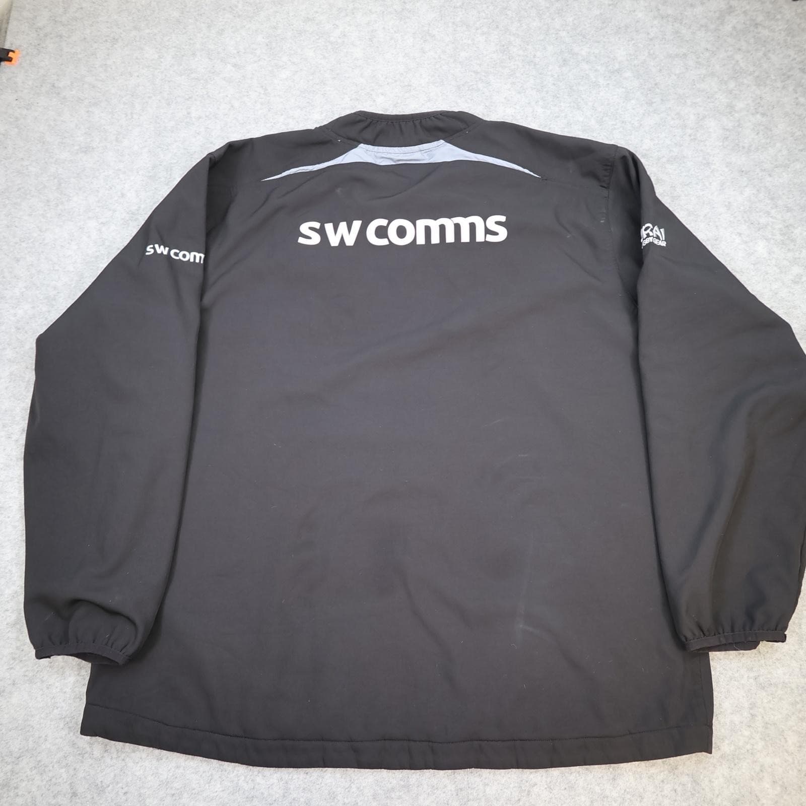 Exeter Chiefs Training Top Mens 3XL Black Rugby Samurai SW Comms Sweatshirt photo 2