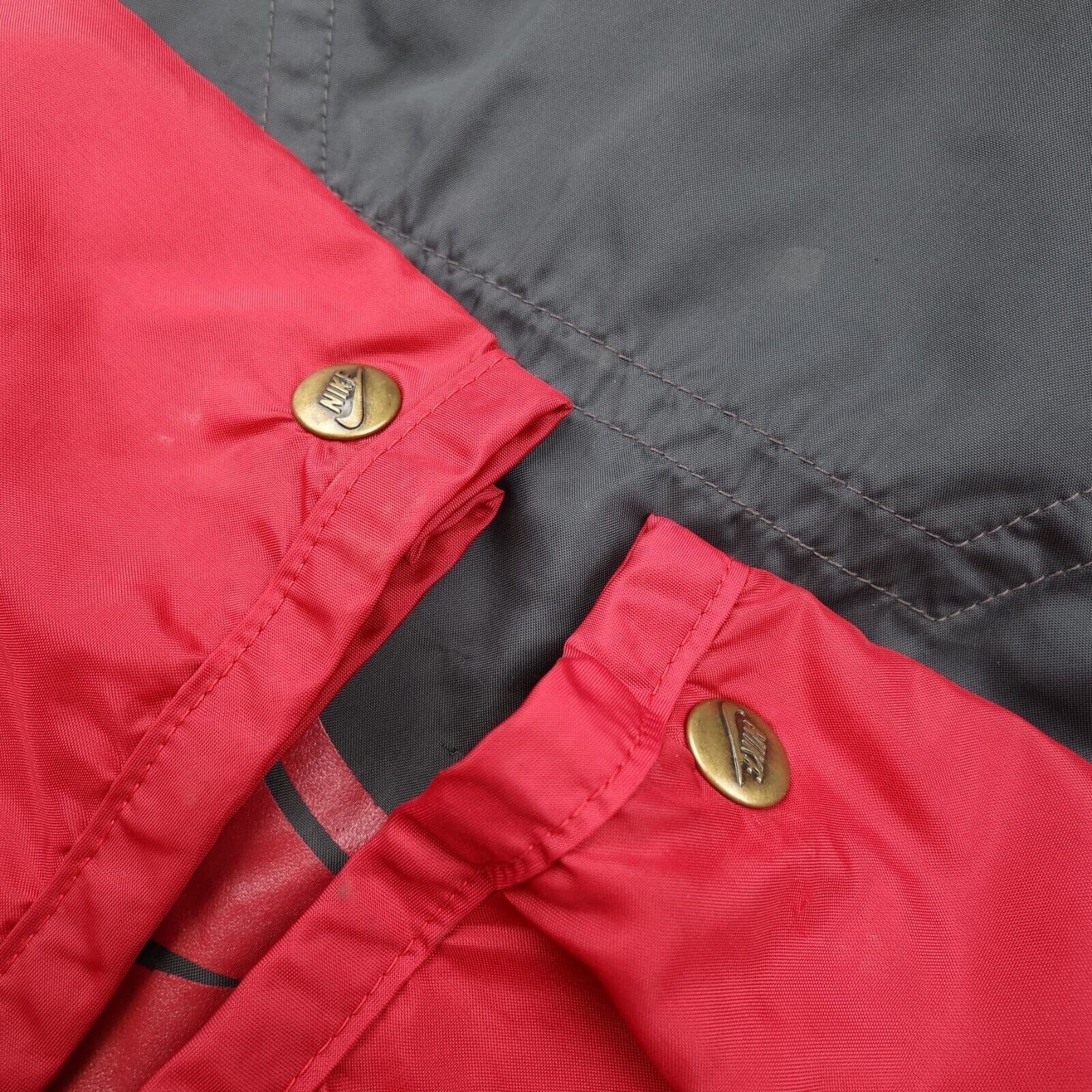 Vintage Nike Tracksuit Large Jacket Windbreaker Blue Ribbon Sports Black Red 90s photo 9