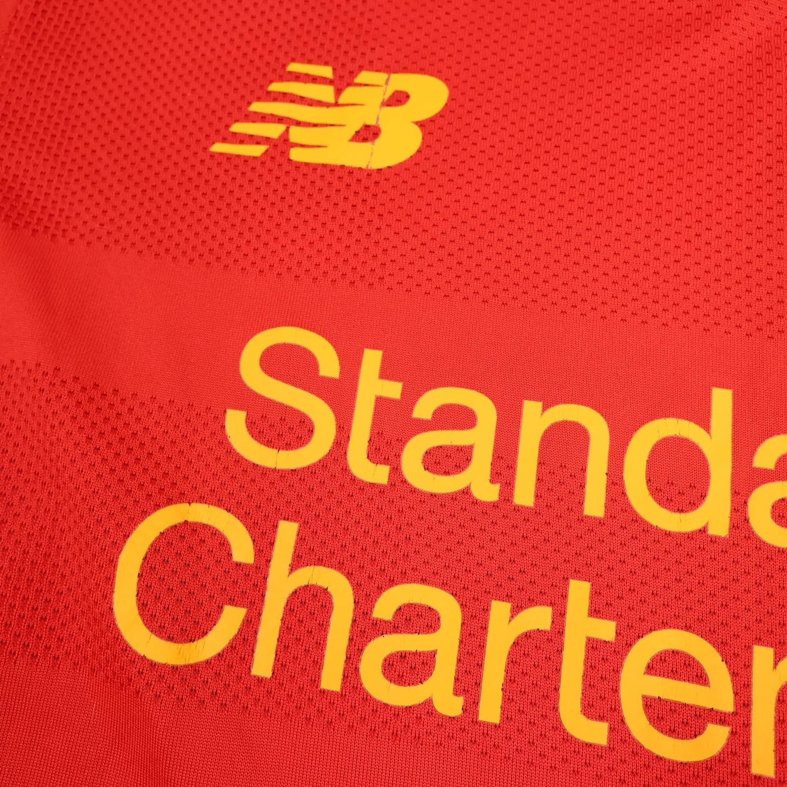 Liverpool Shirt Mens Large Red Home 2016 2017 Football New Balance Soccer Jersey photo 4