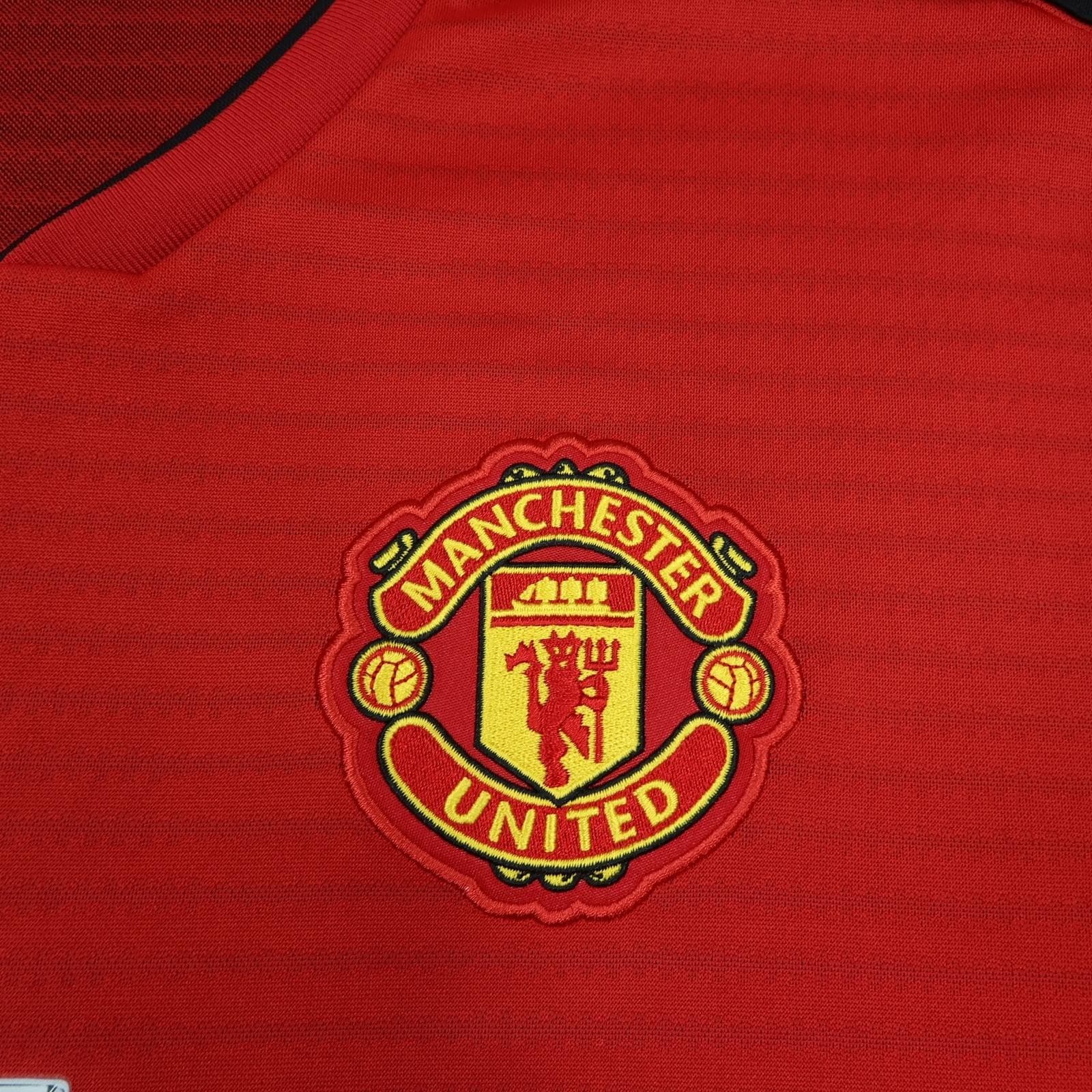 Manchester United Shirt Mens 2XL Red Home 2018 2019 Football Adidas Chevrolet photo 4