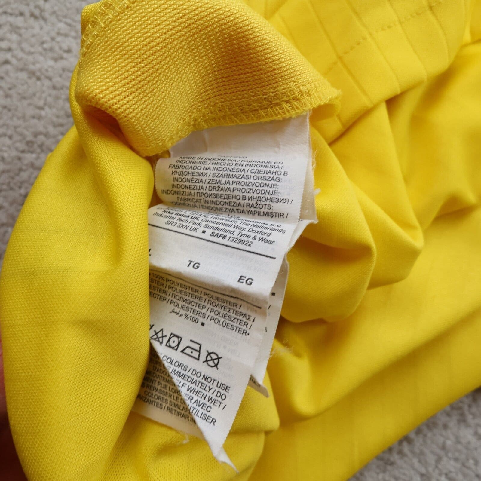 Liverpool Shirt Extra Large Yellow 3rd Kit 2021 2022 Nike Jersey Mo Salah 11 photo 12
