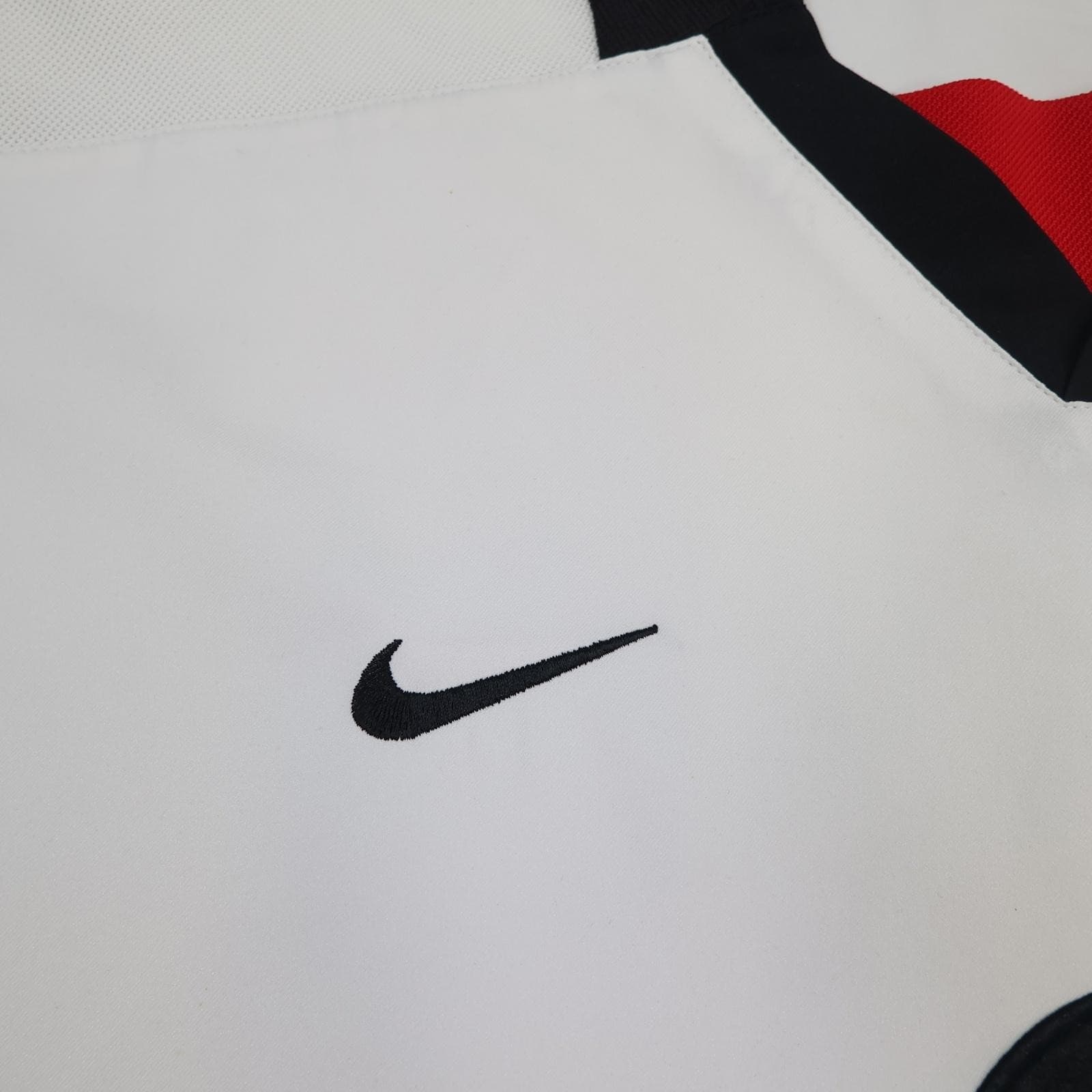 Vintage Manchester United Shirt Mens XL White Away Kit 2002 2003 Nike Vodafone photo 5