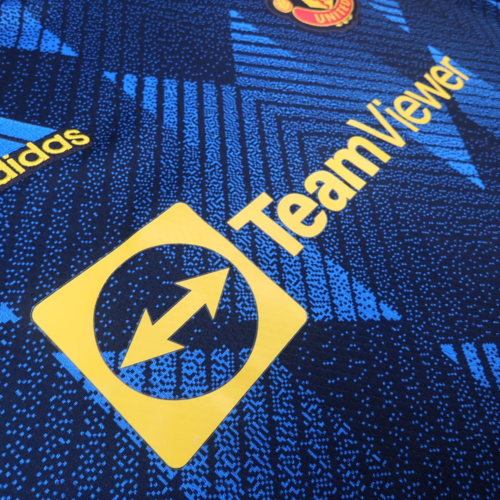 Manchester United Shirt Mens XL Blue 3rd Kit 2021 2022 Adidas McTominay 39 photo 8