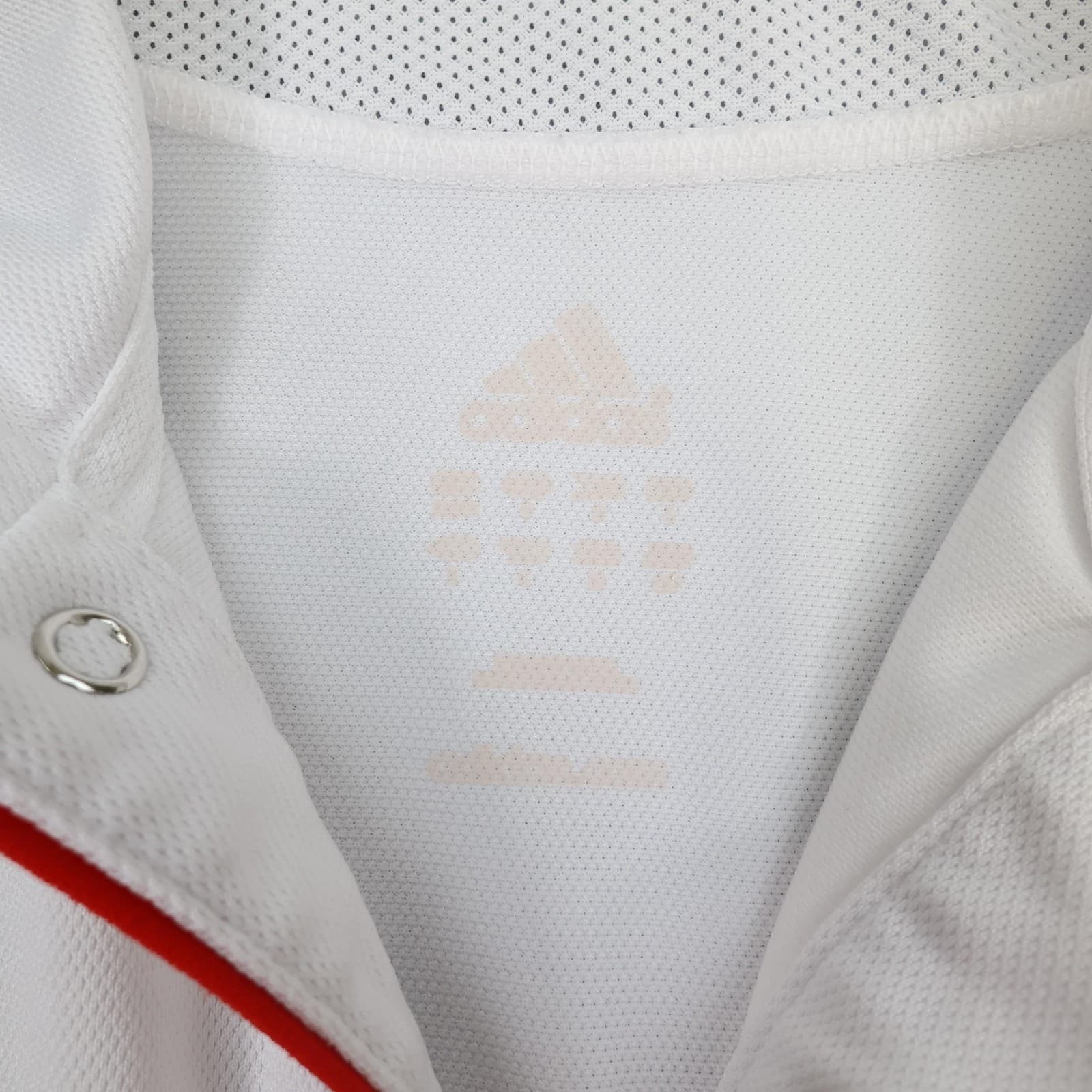 England Cricket Shirt Mens Small White Adidas 2008 2010 ECB Cricket Jersey photo 6