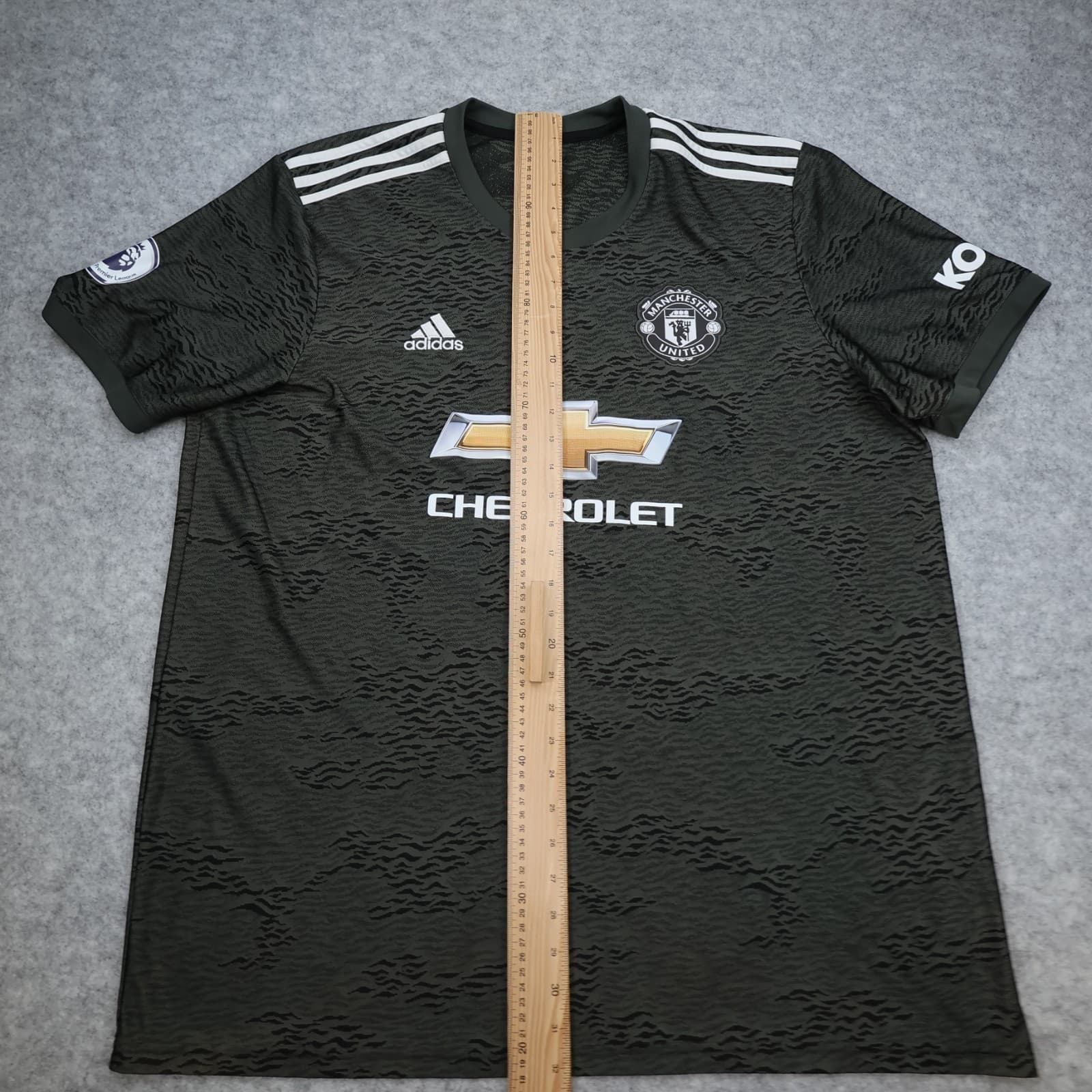 Manchester United Shirt 2XL Green Away Kit 2020 2021 Adidas Soccer Jersey Cavani photo 14