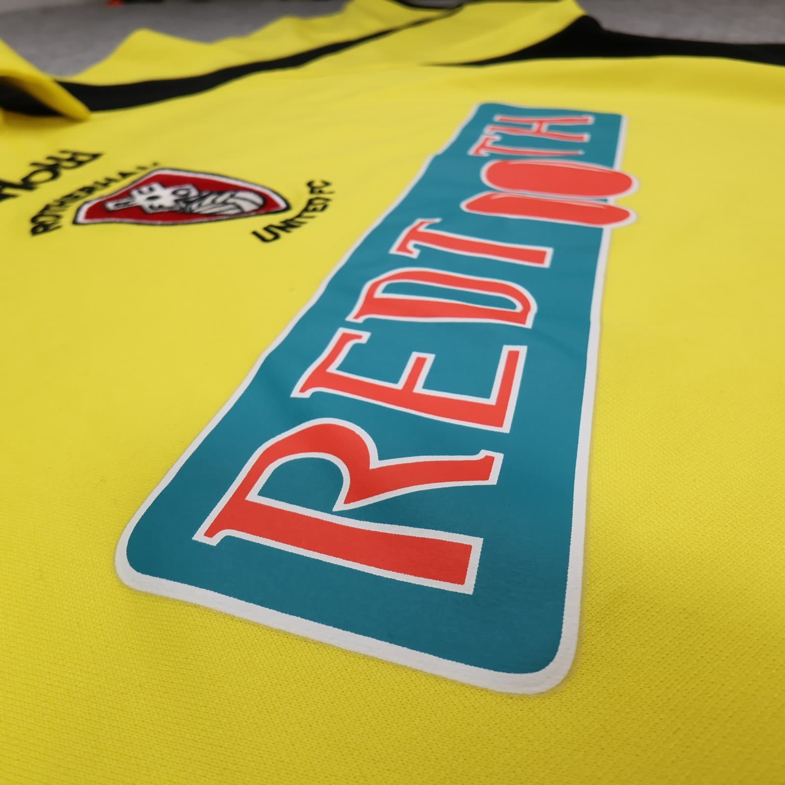 Rotherham United Shirt Extra Large Yellow Away Kit 2008 2009 Carlotti Redtooth photo 6