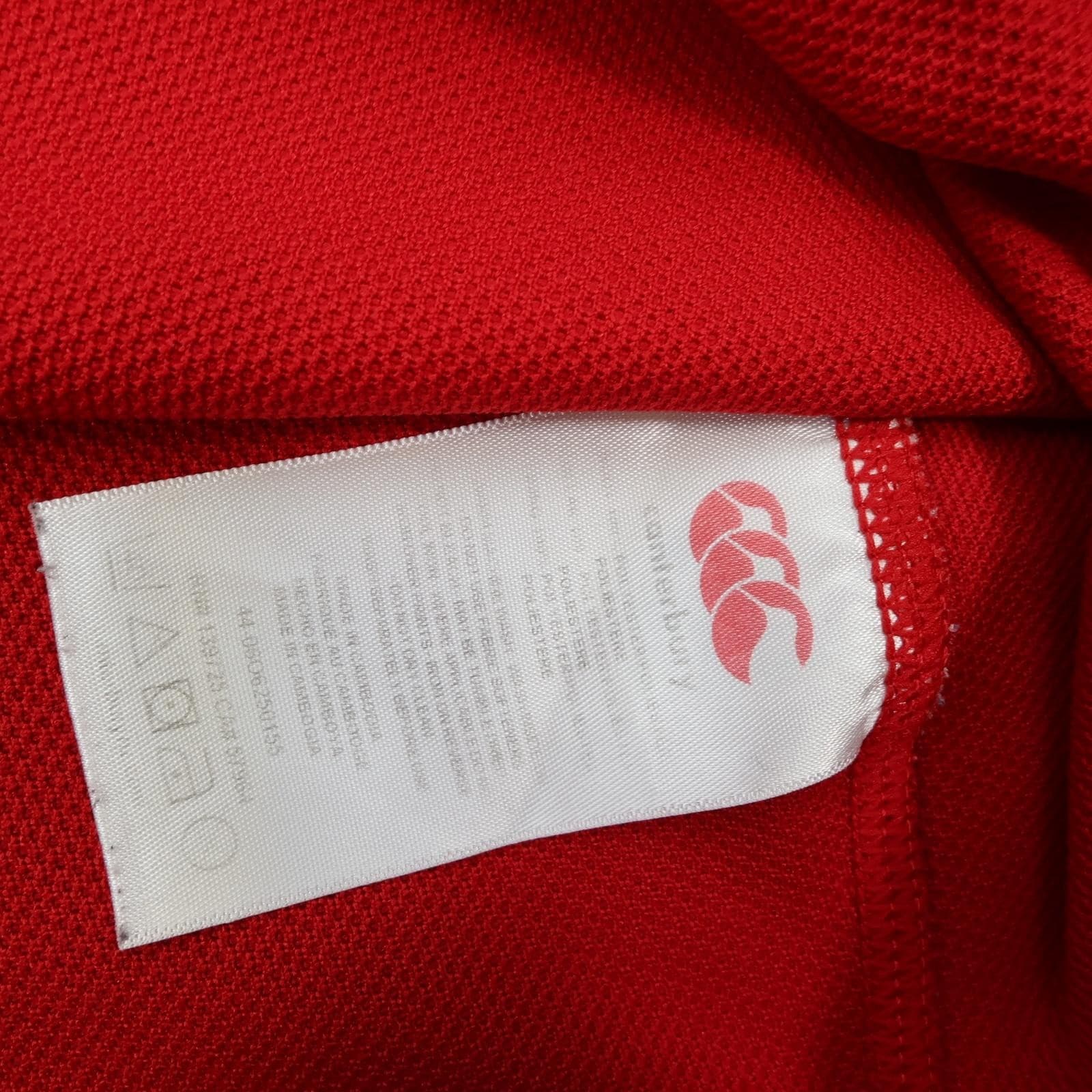 British Lions Rugby Shirt Mens Large Red Rugby Union Canterbury Vaposhield 2017 photo 11