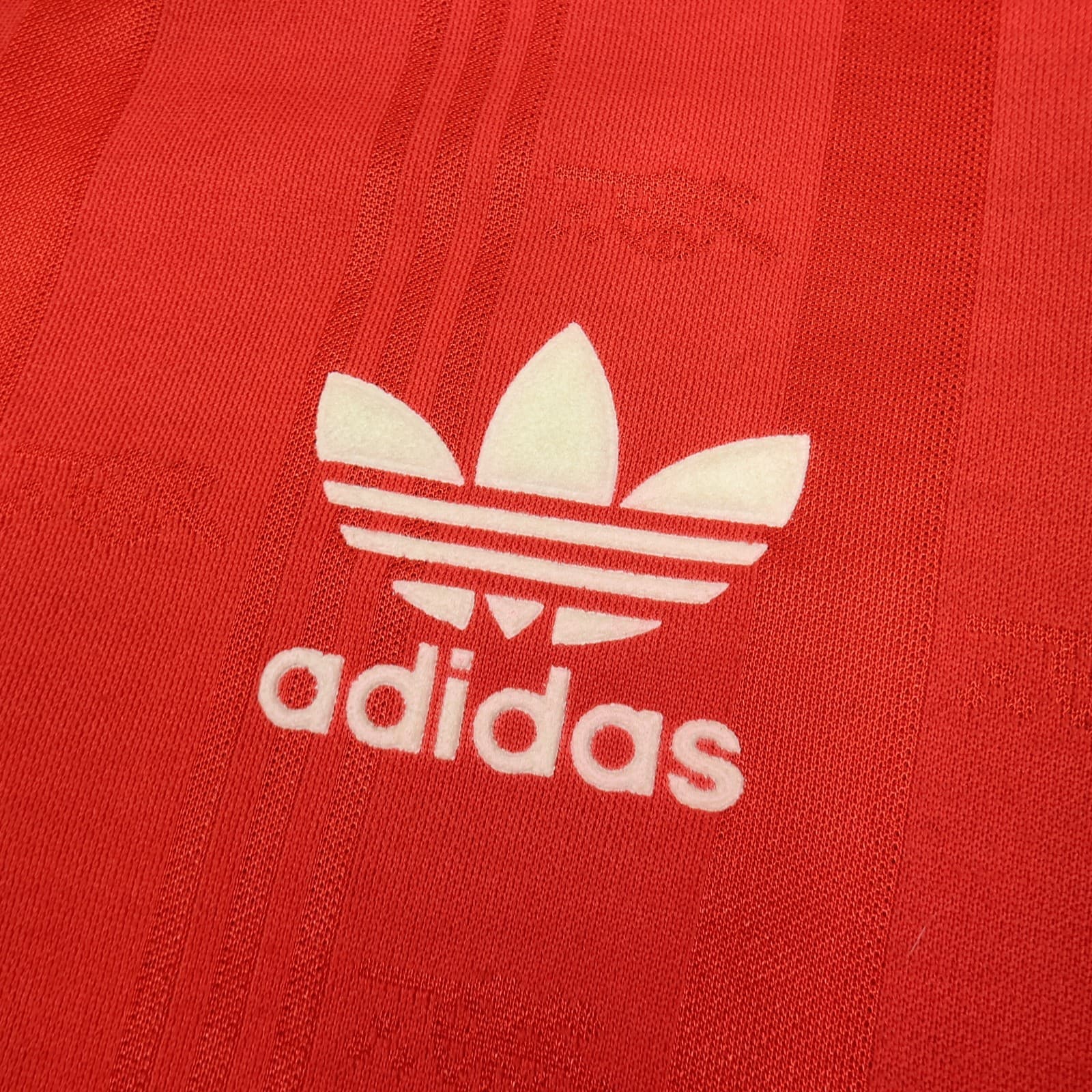 Vintage Arsenal Shirt Large Red Home Kit 1986 1988 Adidas Jersey JVC 80s photo 10
