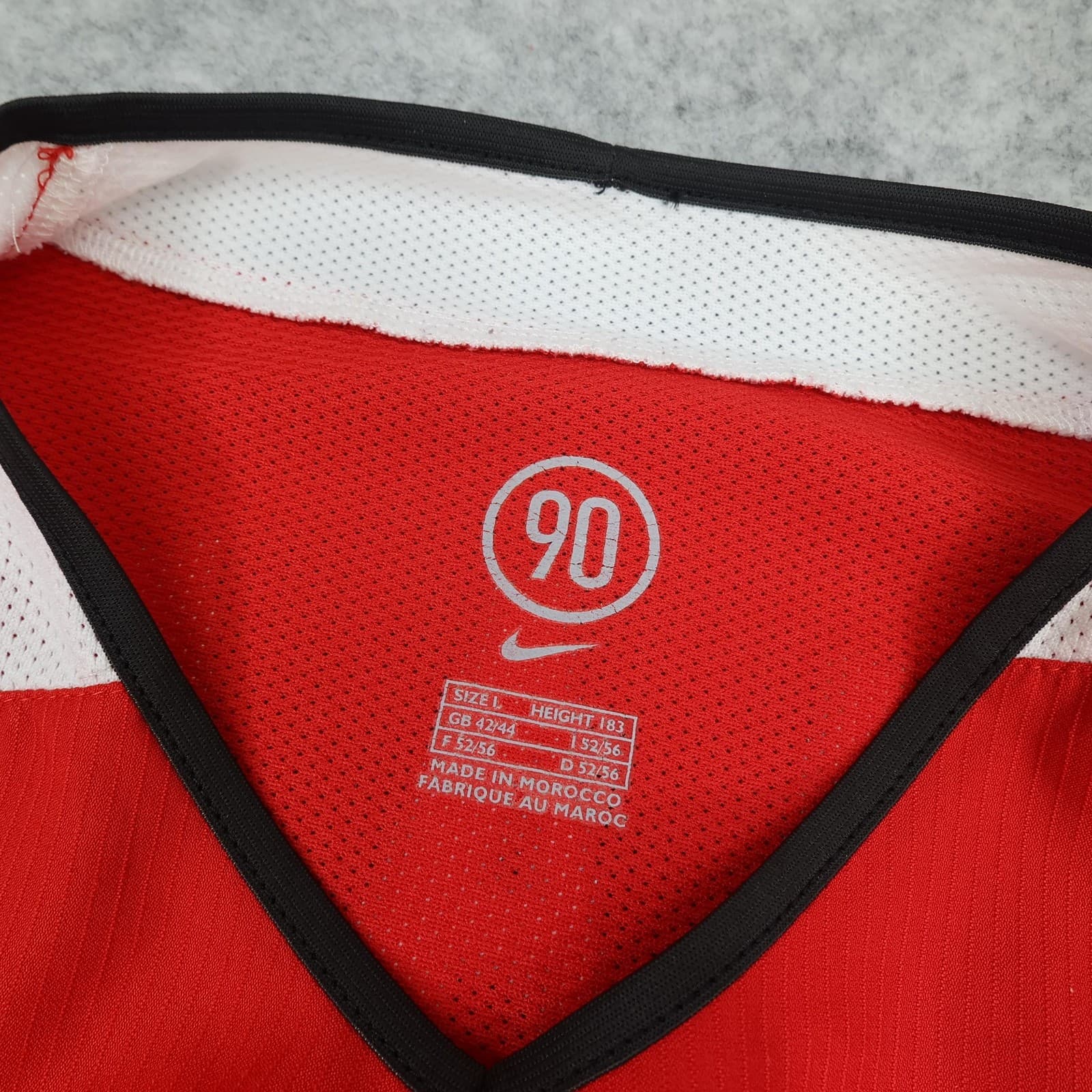 Manchester United Shirt Mens Large Red Home 2004 2006 Nike Ronaldo 7 Jersey photo 7