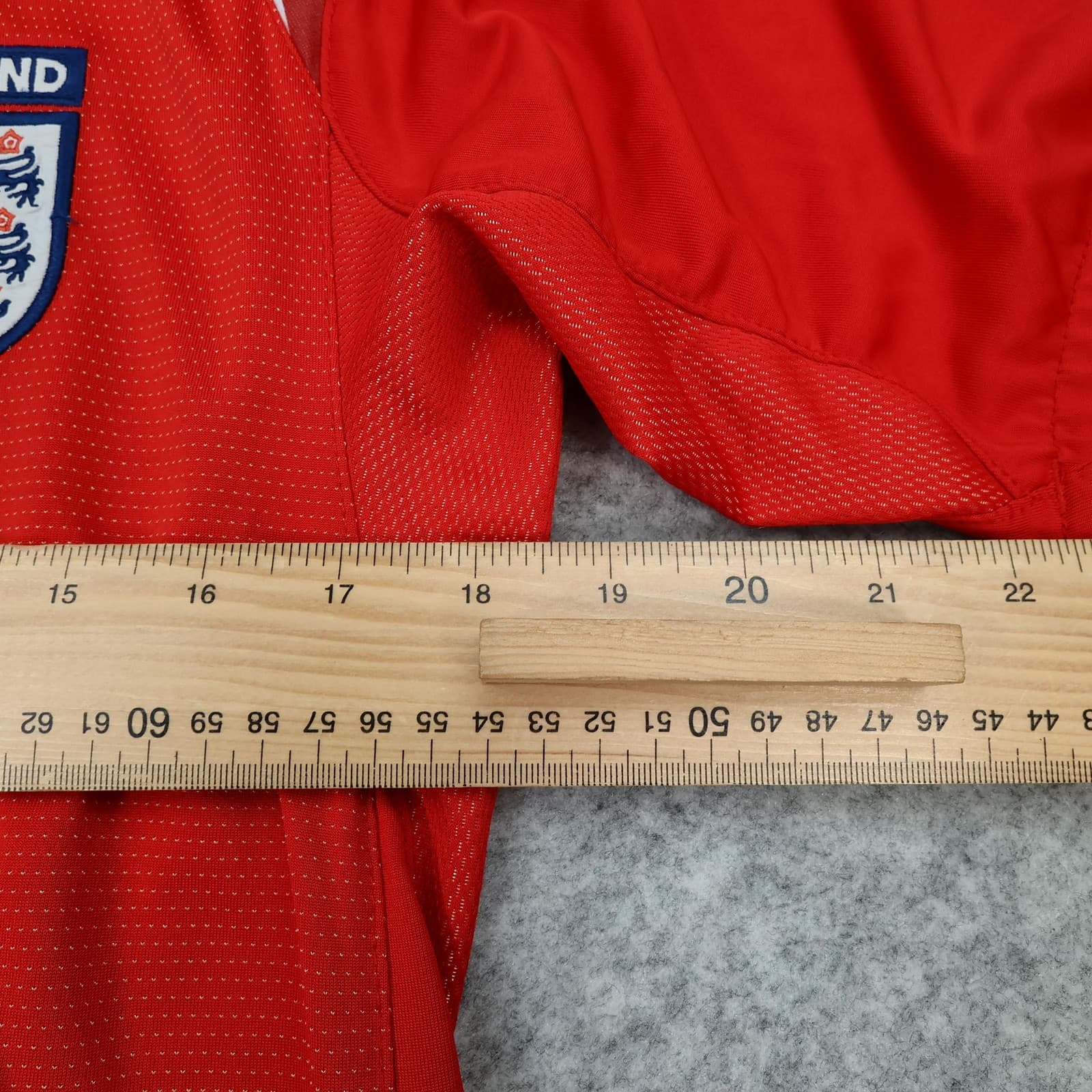 Vintage England Away Shirt Mens Small Red 2004 2006 Football Umbro Beckham 7 photo 13
