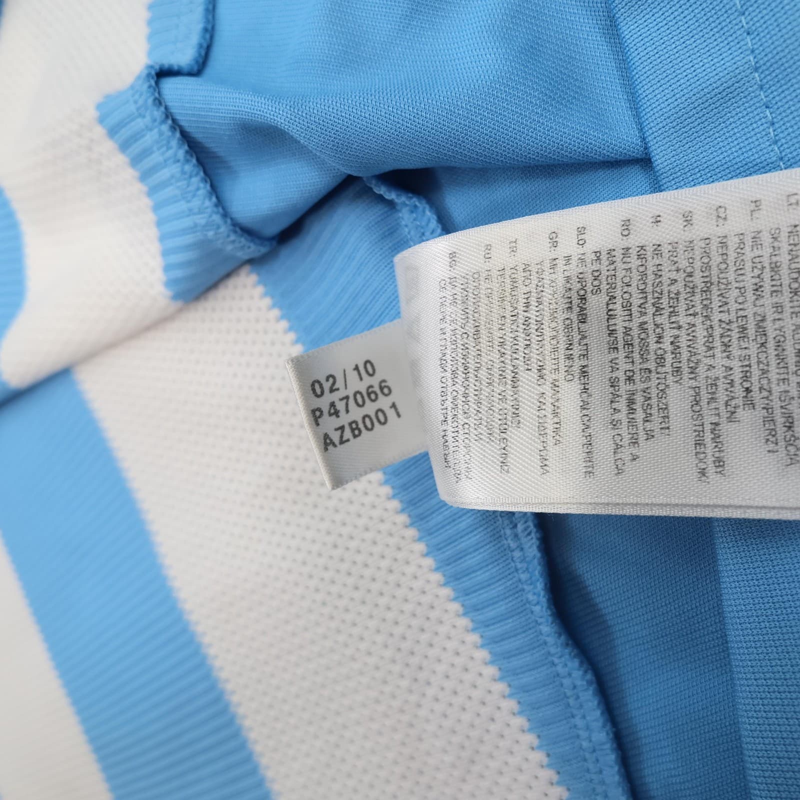 Argentina Home Shirt Mens Large Blue 2010 2011 Football Adidas Messi 10 Jersey photo 12