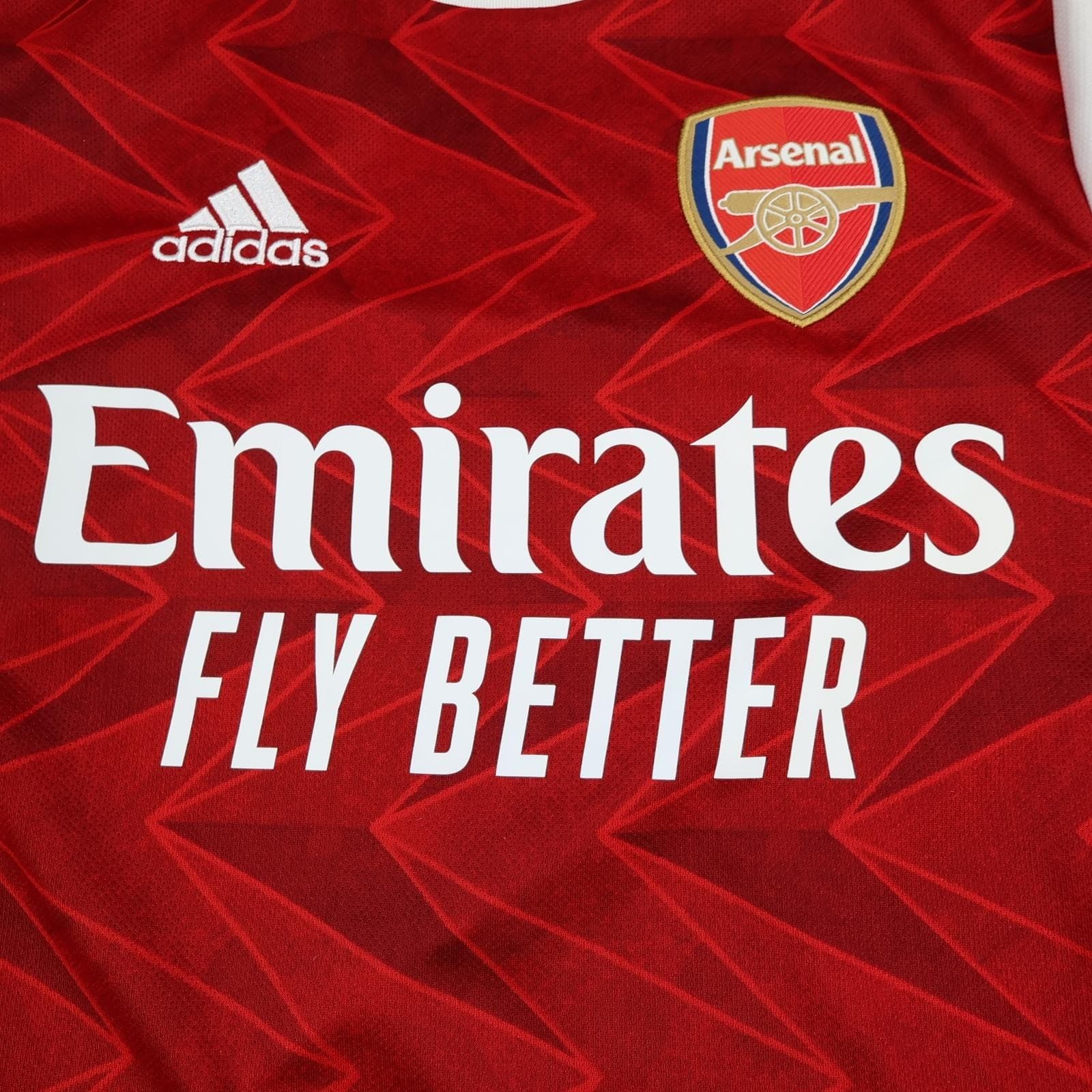 Arsenal Shirt Kids 13-14 Years Red Home 2020 2021 Football Adidas Soccer Jersey photo 3