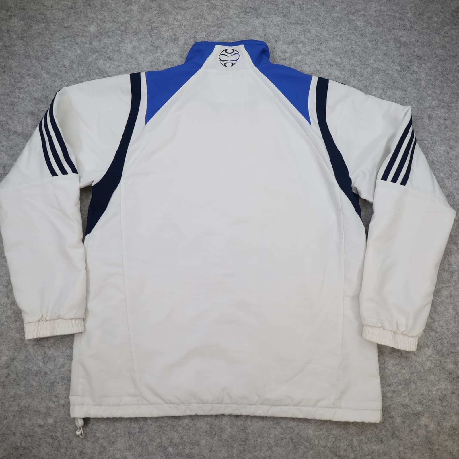 Chelsea Football Jacket Medium White Training Tracksuit Top Zip Adidas 2007 2008 photo 2