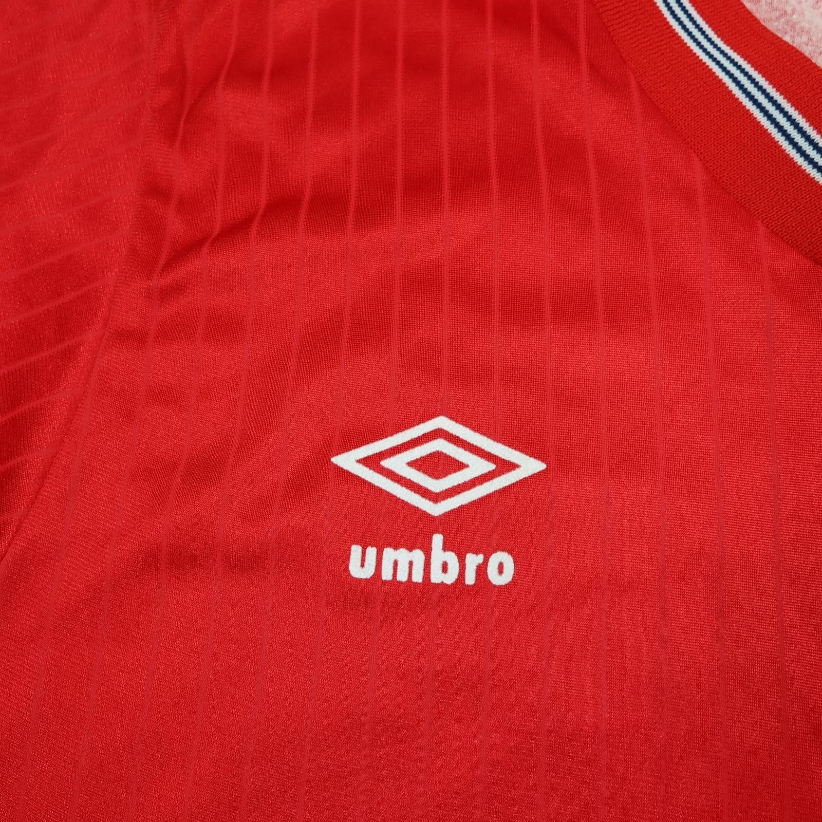 Vintage England Away Shirt Mens Medium Red 1984 1987 Umbro Made In England photo 4