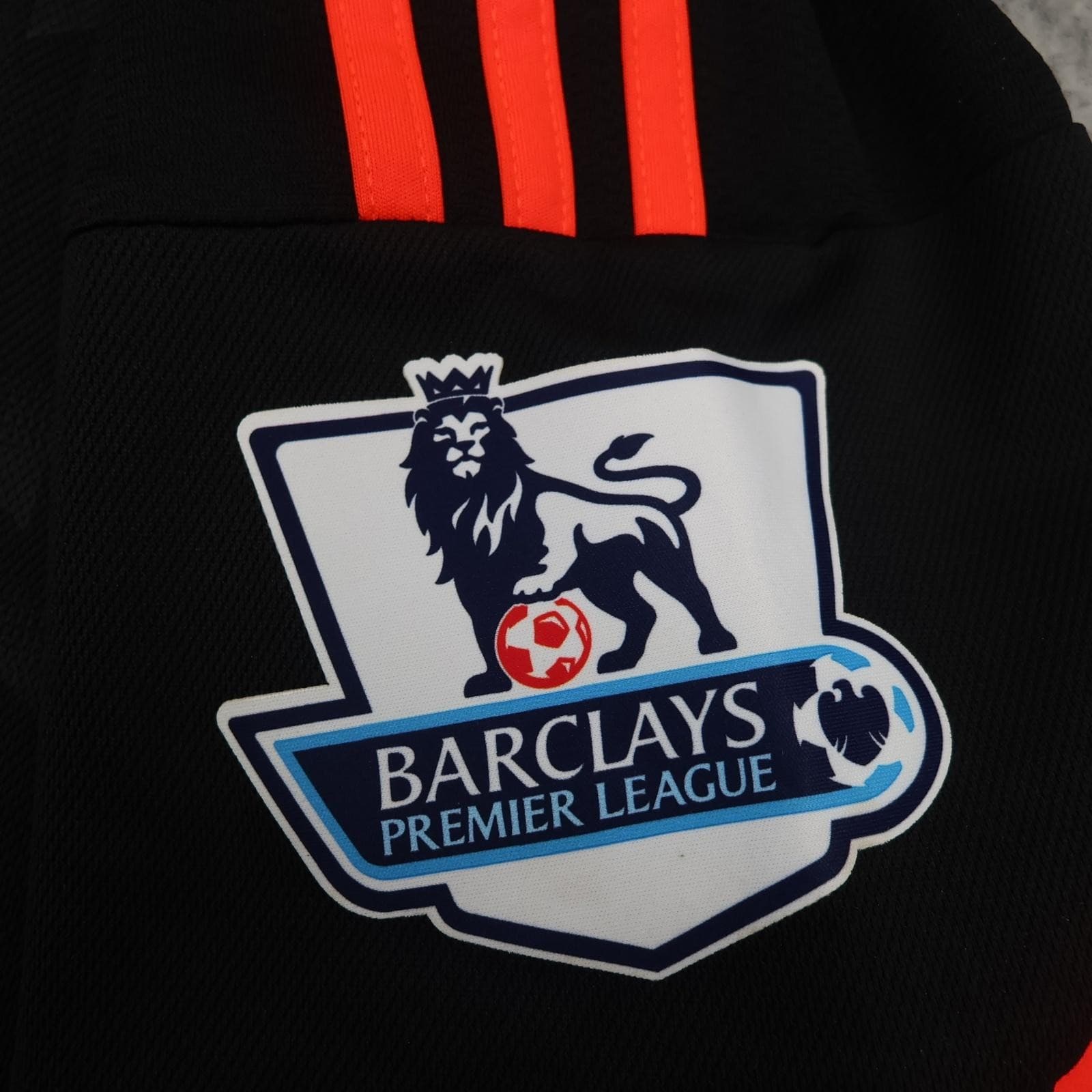 Manchester United Shirt Mens Large Black 3rd Kit 2015 2016 EPL Adidas Shaw 23 photo 8