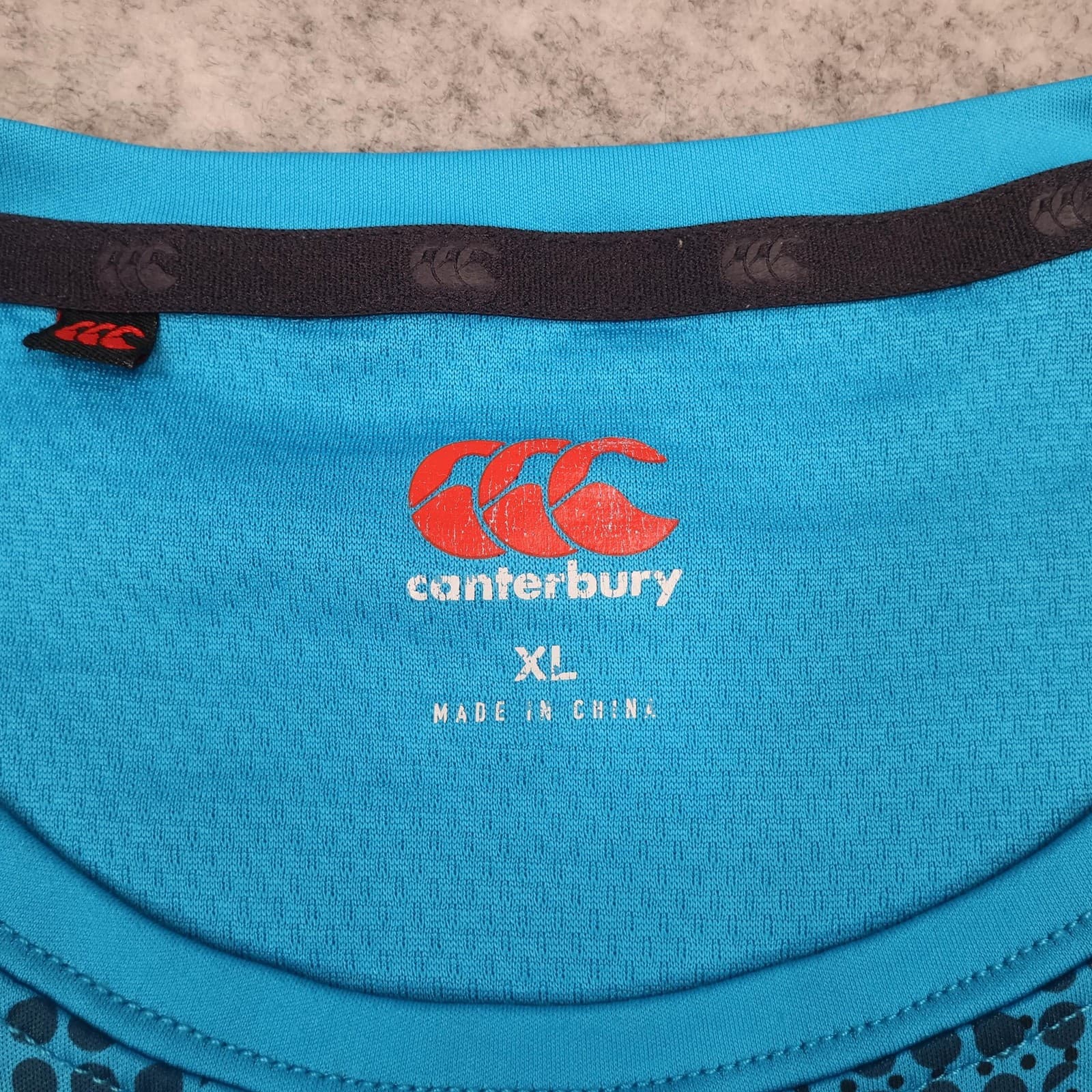 England Rugby Training Shirt Mens XL Blue Rugby Union Canterbury O2 Vapodri photo 5