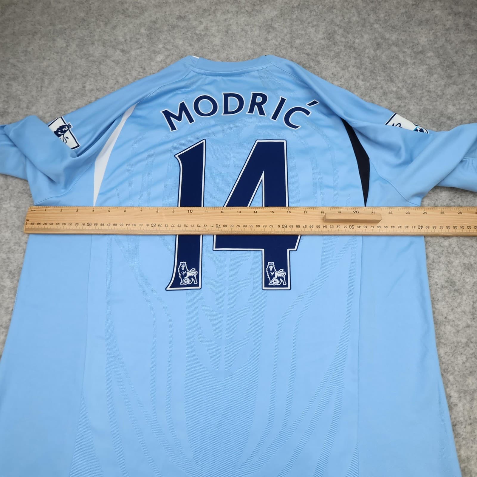 Tottenham Hotspur Shirt Mens XL Blue Away 2010 2011 Puma Modric 14 Soccer Jersey photo 12