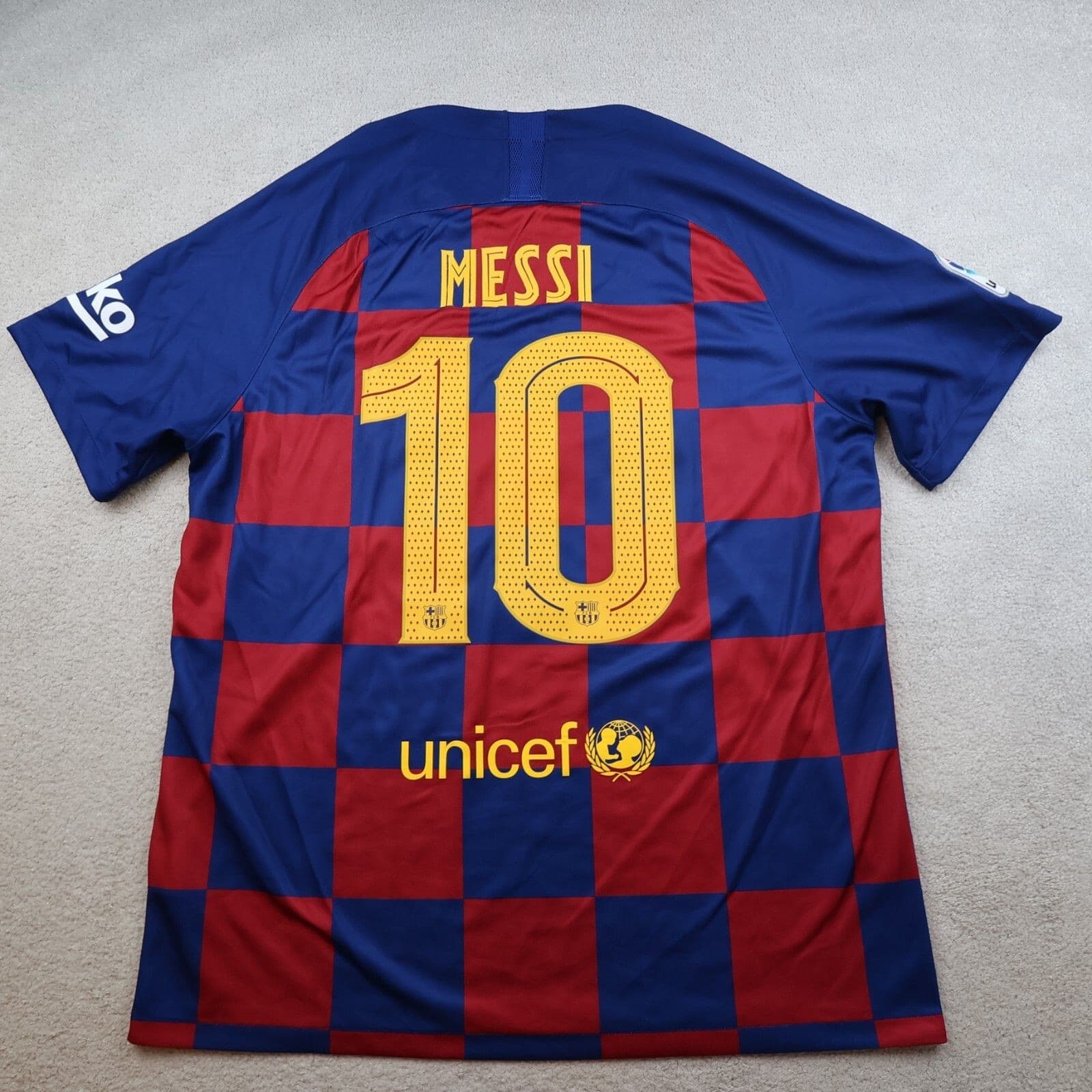 Barcelona Shirt Extra Large Home Kit 2019 2020 Nike Jersey Lionel Messi Soccer
