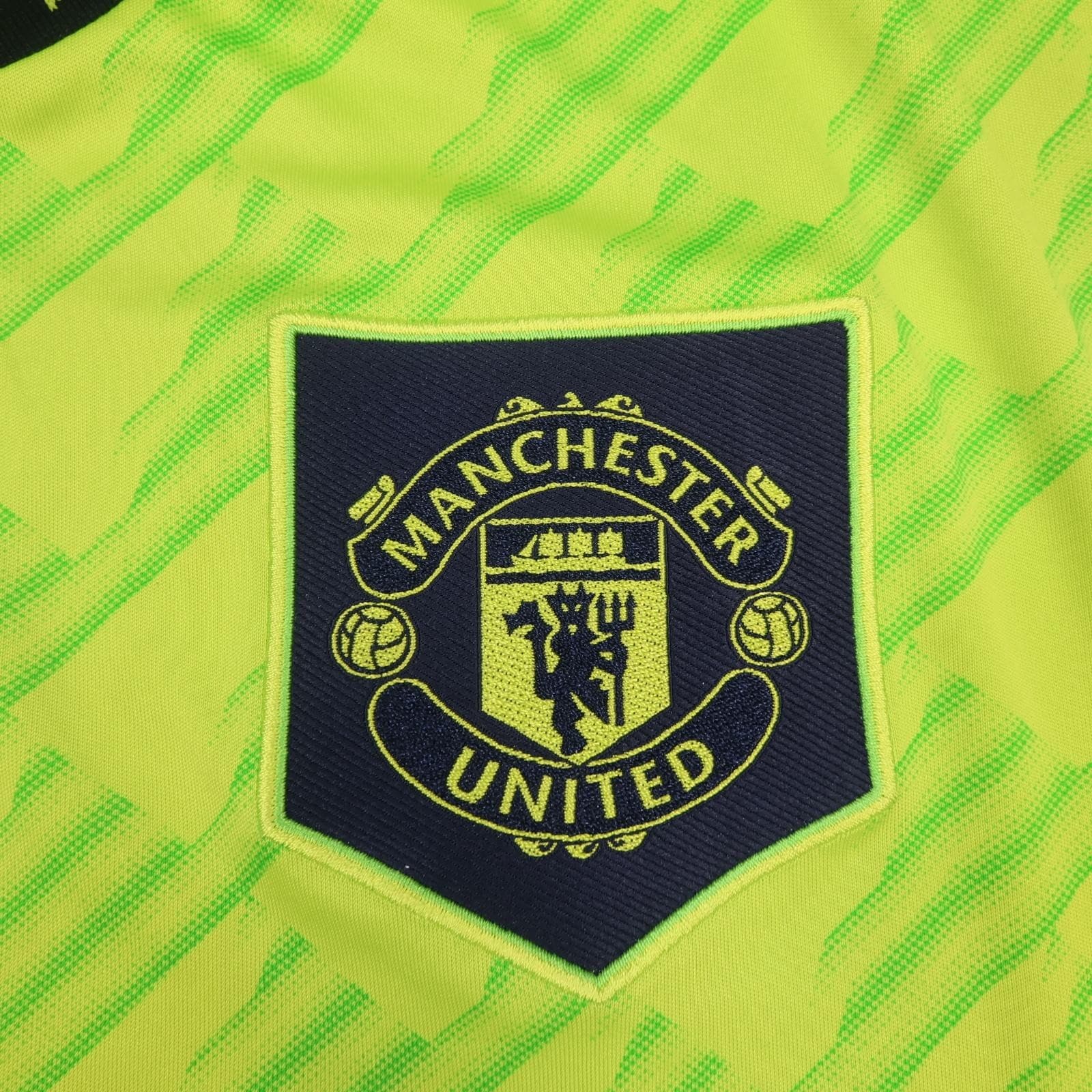 Manchester United Shirt Mens Medium Third 2022 2023 Football Jersey Adidas photo 6