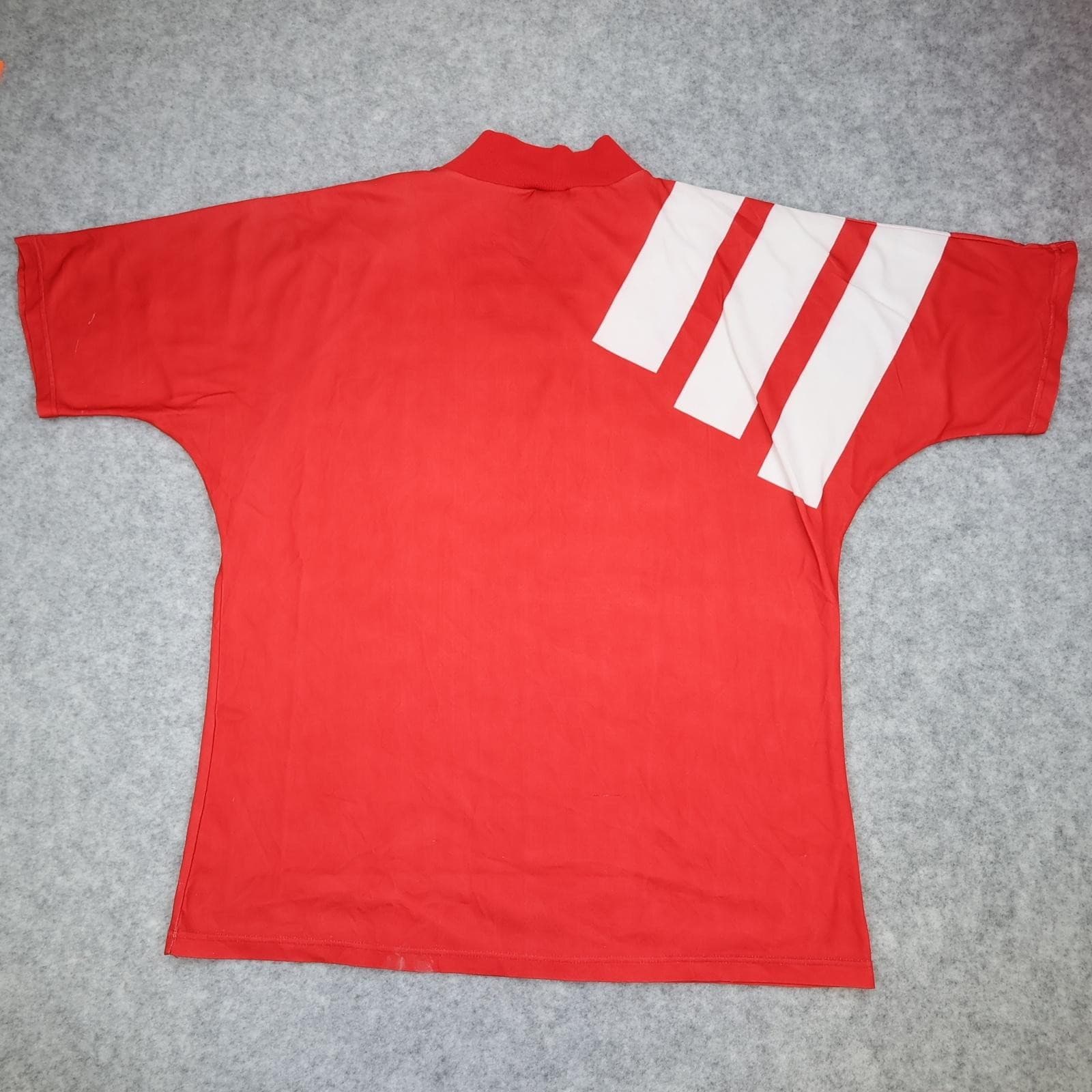 Vintage Liverpool Shirt Mens Large Red Home 1991 1992 Adidas Candy 90s photo 2