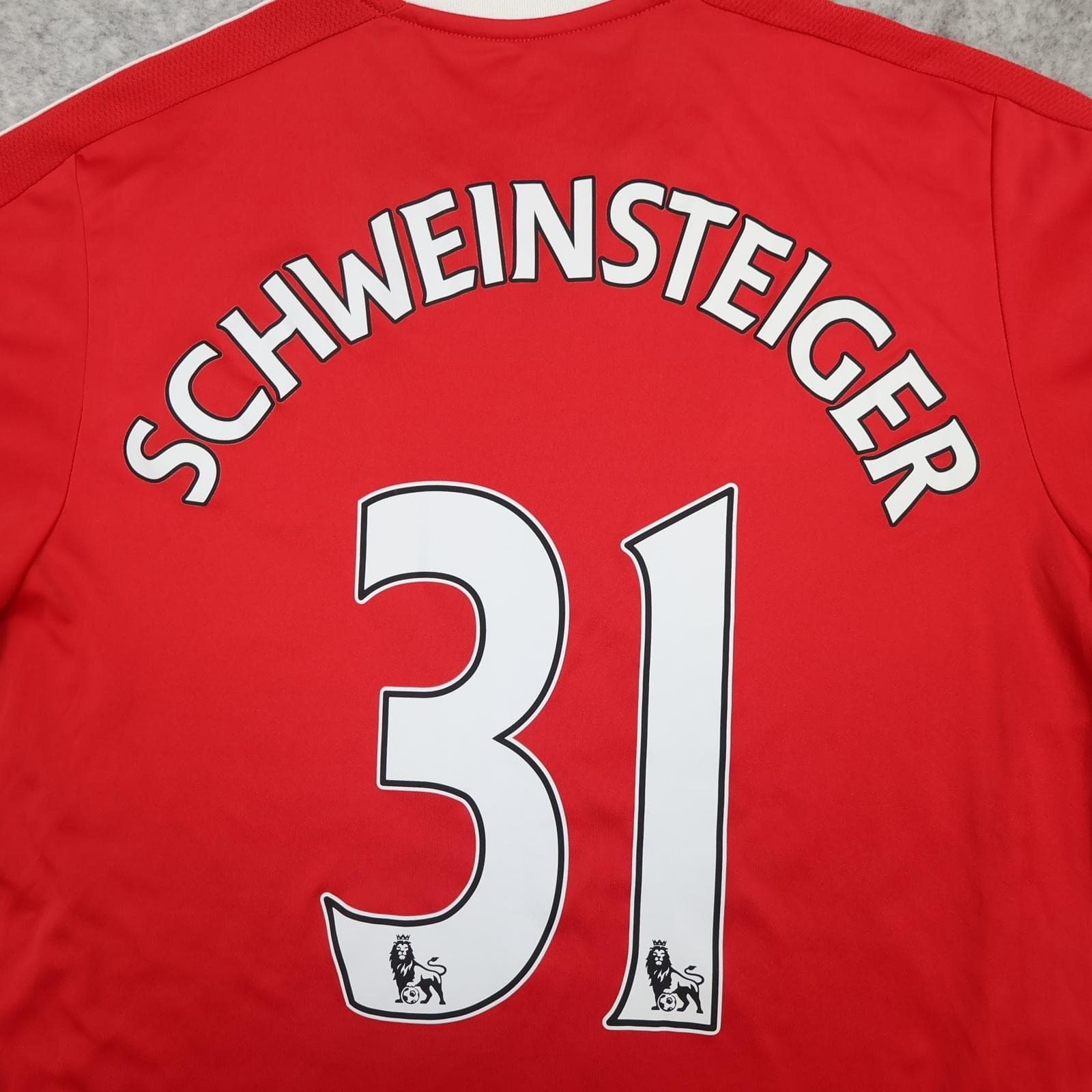 Manchester United Shirt Mens Medium Red Home 2015 2016 Adidas Schweinsteiger 31 photo 15