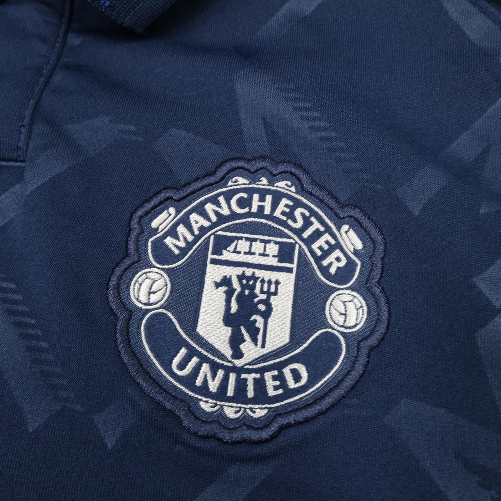 Manchester United Shirt Kids Away 13-14 Years Blue 2024 Football Adidas Jersey photo 6