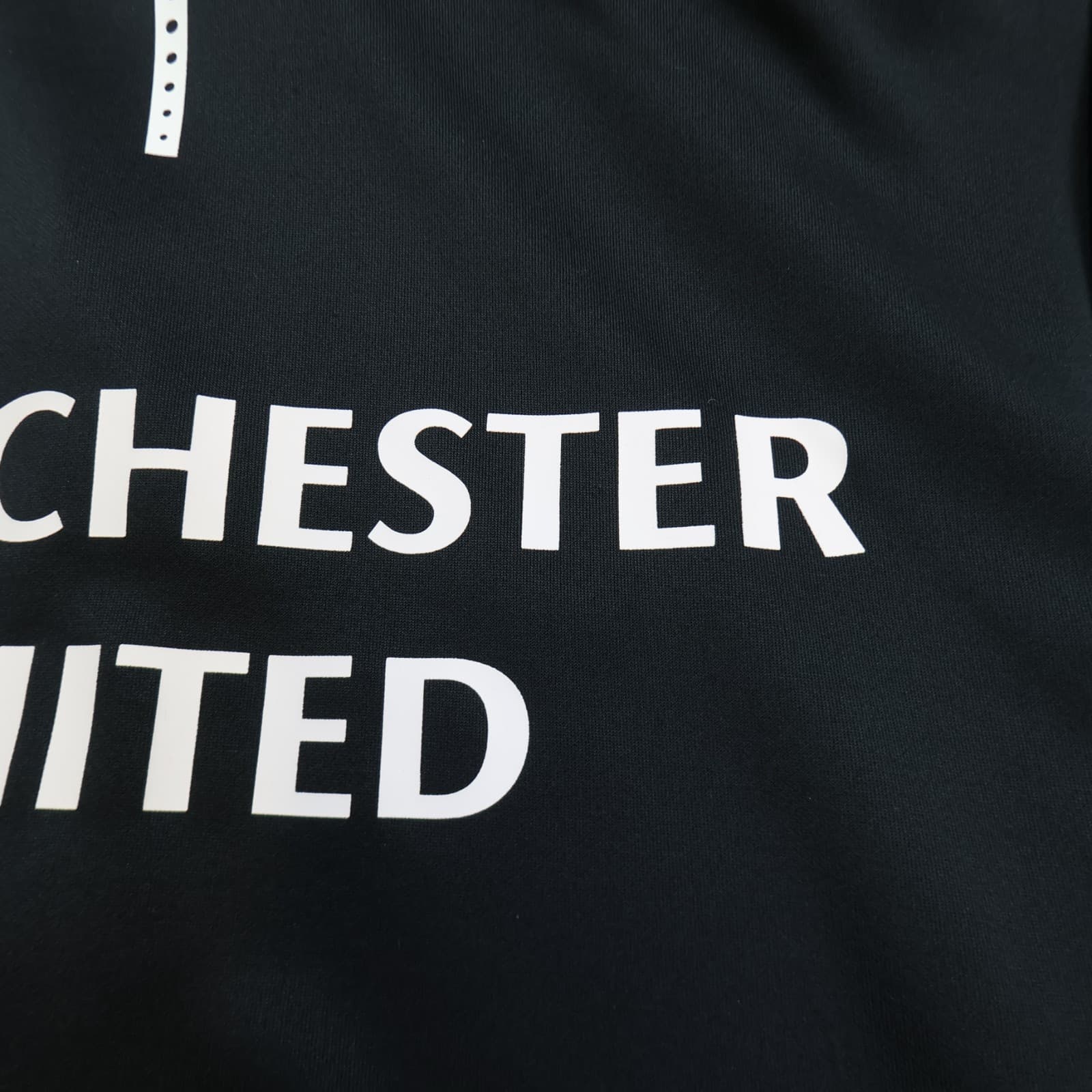 Manchester United Tracksuit Medium Black Training Jacket Top Nike 2009 2010 AIG photo 9
