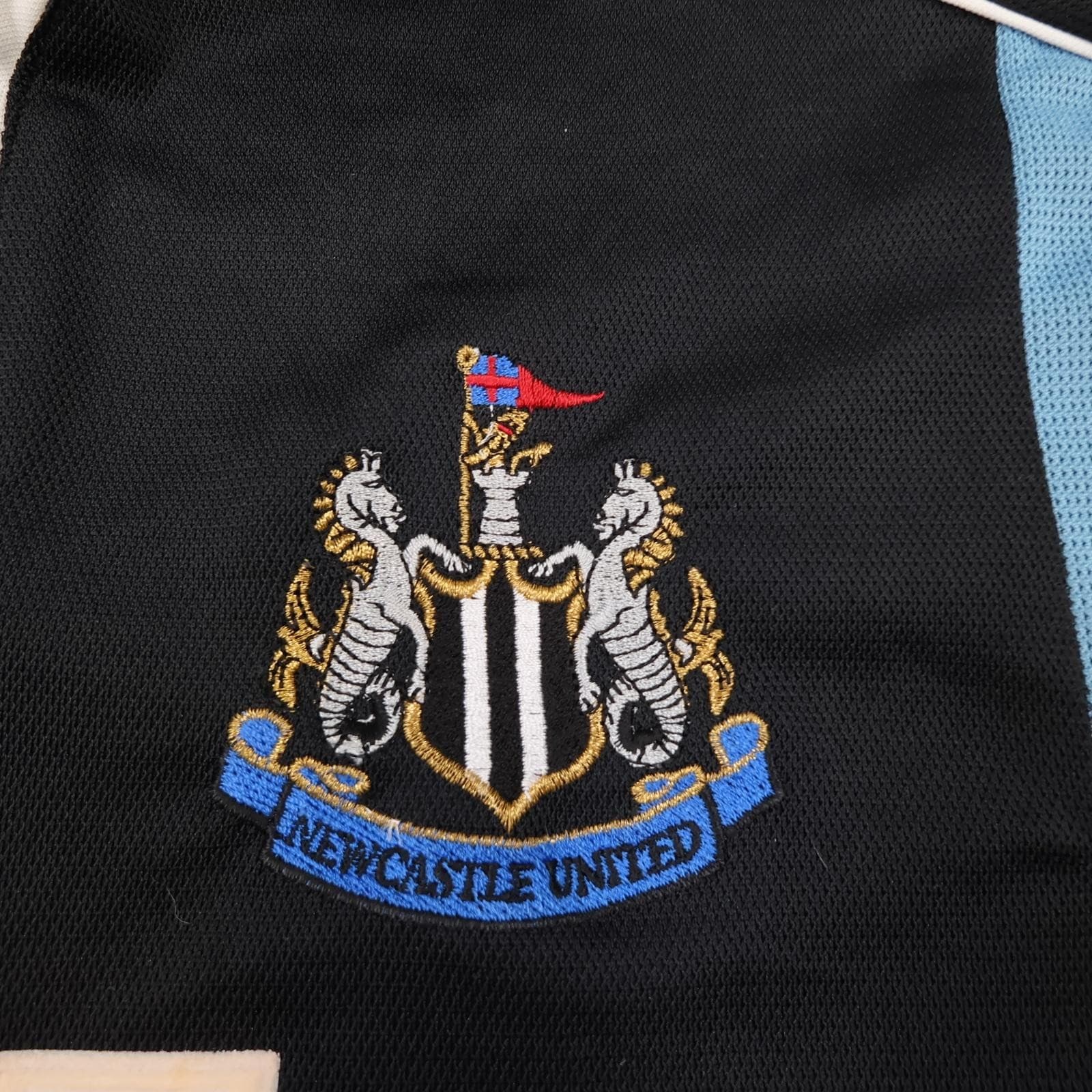 Vintage Newcastle United Shirt Mens Medium Black Away Kit 2000 2001 Adidas NTL photo 5
