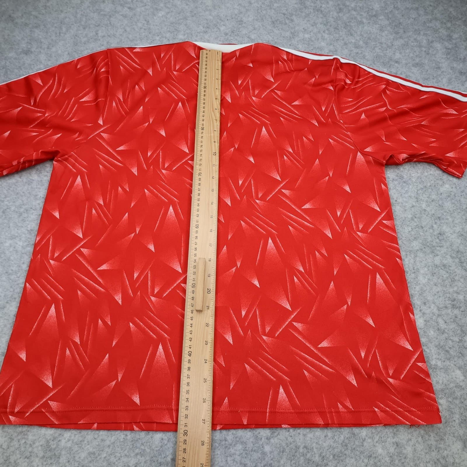 Liverpool Vintage Shirt Mens Large Red Home 1989 1991 Adidas Candy Soccer Jersey photo 12