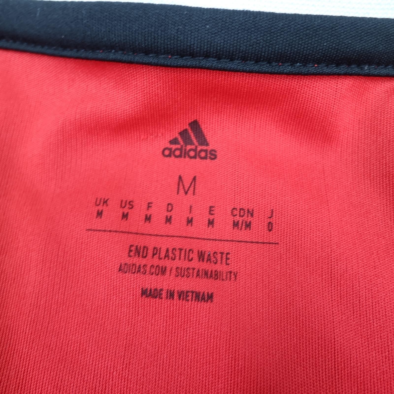 Manchester United Shirt Mens Medium Red Home 2022 2023 Football Adidas Jersey photo 4