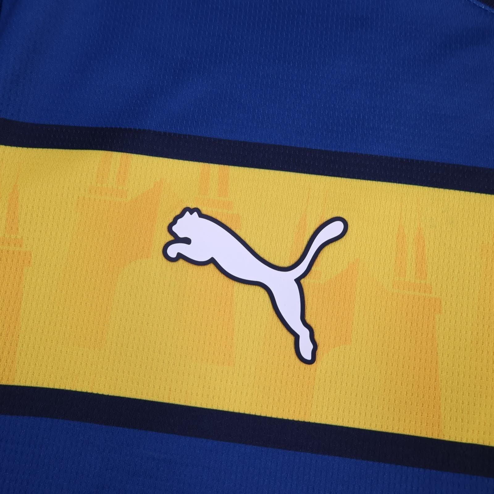 Parma Shirt Mens Large Yellow Blue Away 2024 2025 Puma Prometeon DryCELL Jersey photo 4