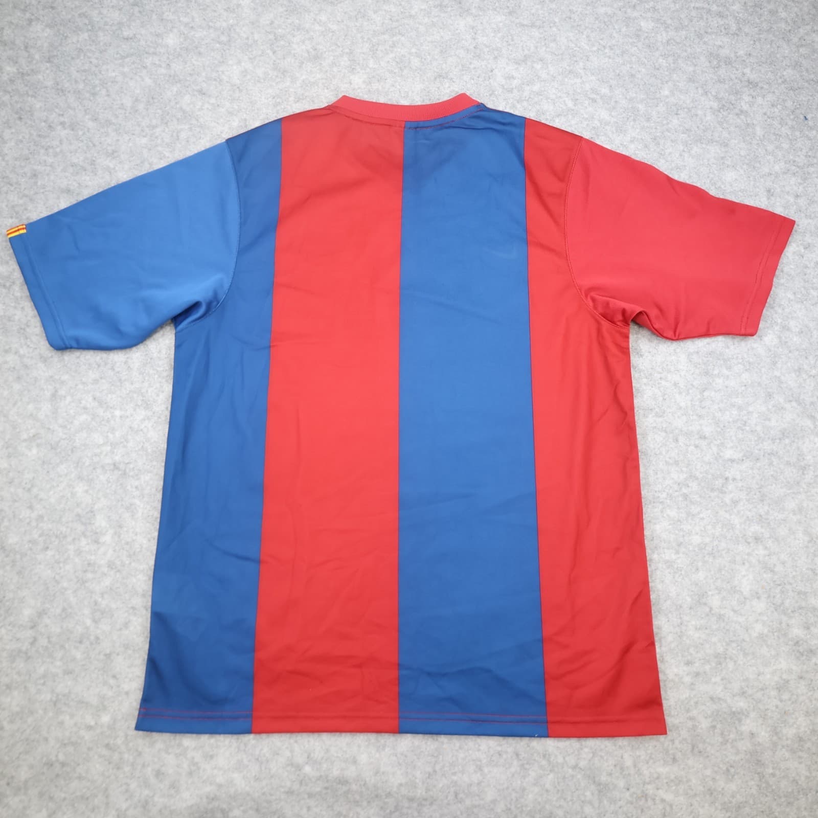 Vintage Barcelona Shirt Medium Red Home Kit 2008 2009 Nike Jersey Football photo 2