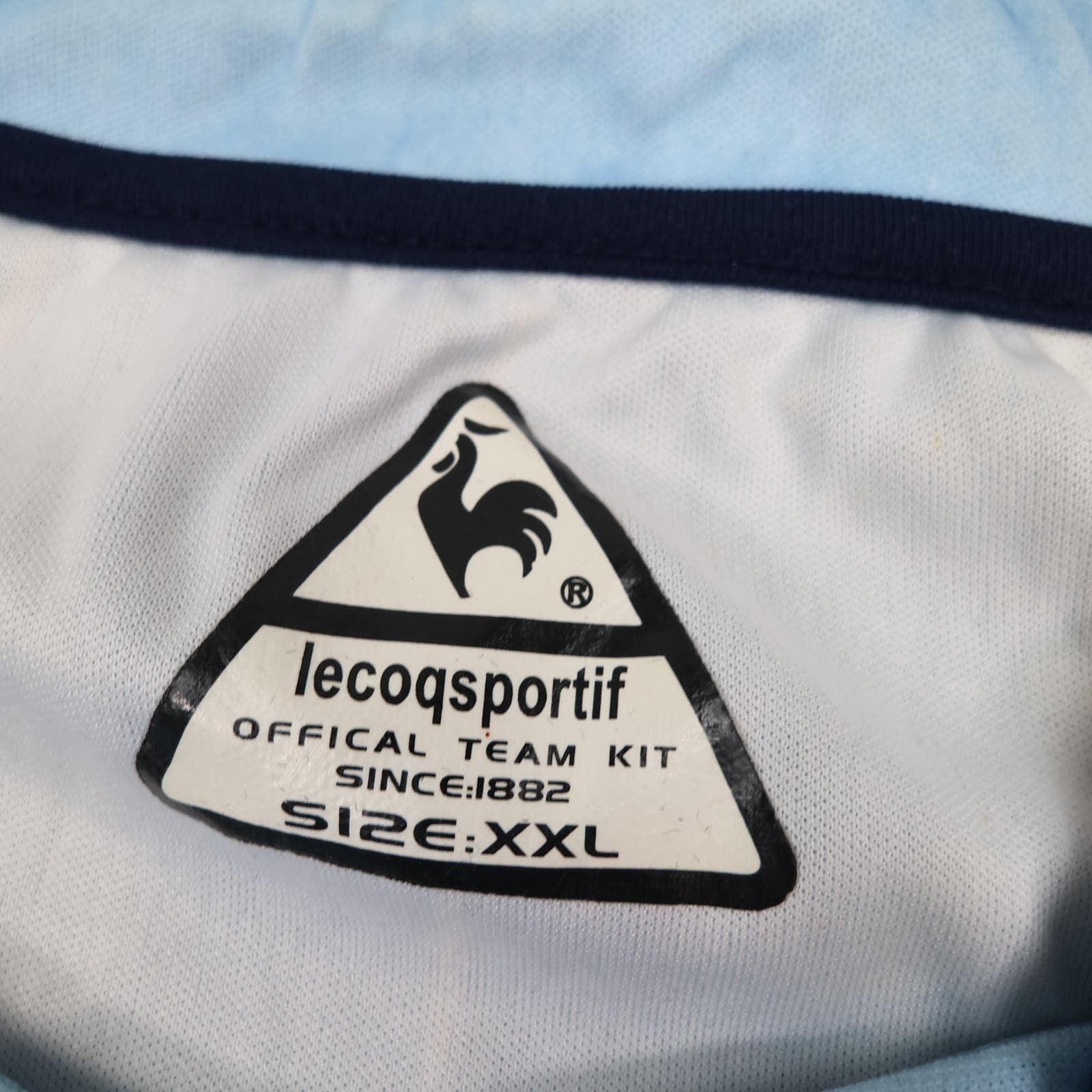 Manchester City Shirt Mens 2XL Blue Home 2007 2008 Le Coq Sportif Thomas Cook photo 4