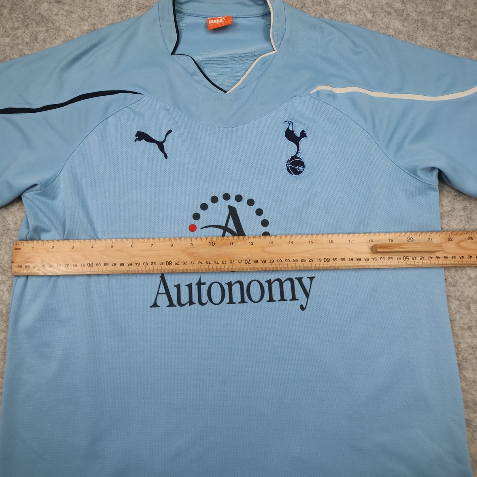 Tottenham Hotspur Shirt Large Blue Away Kit 2010 2011 Puma Jersey Spurs photo 10