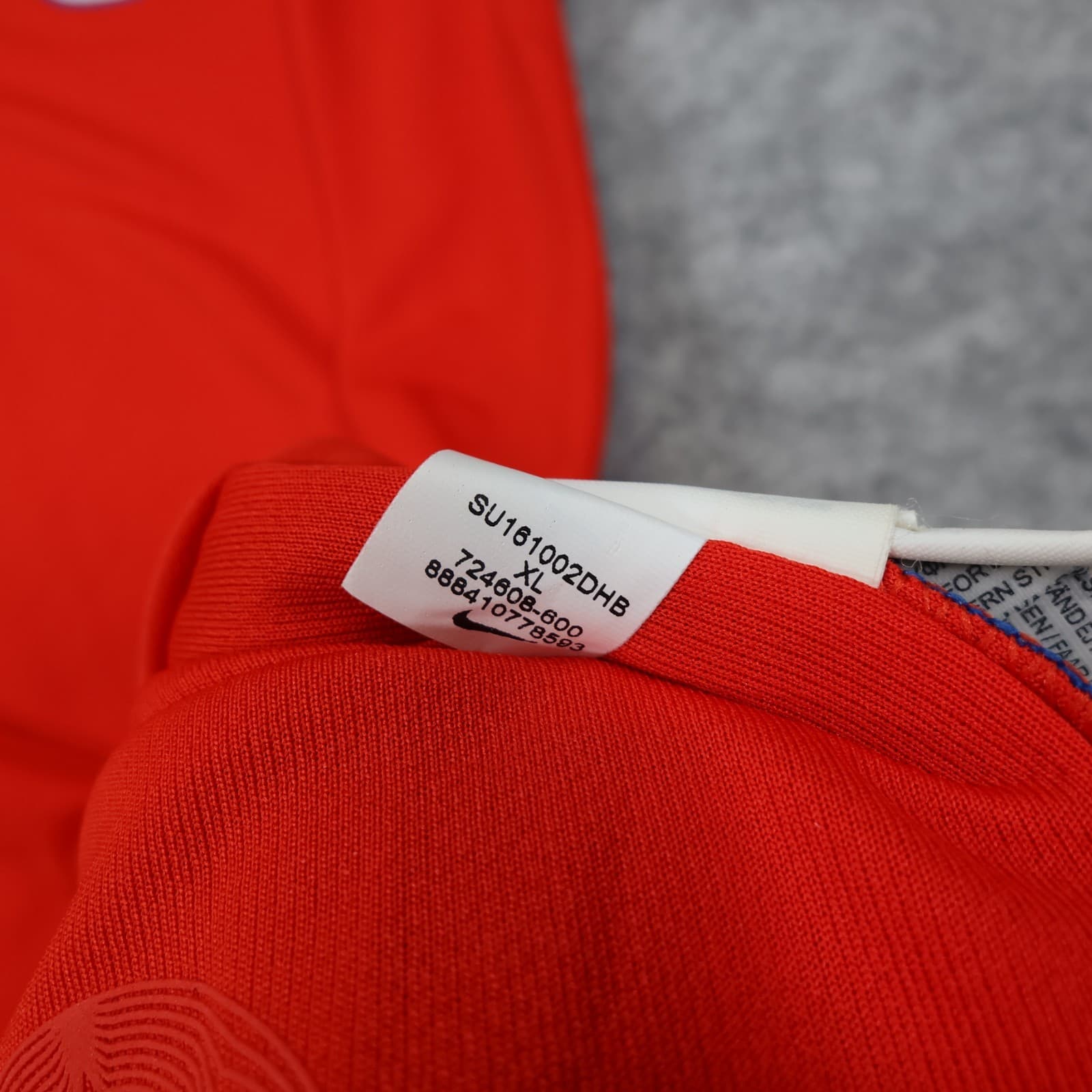 England Football Shirt Extra Large Nike Red Away Kit 2018 2019 Soccer Jersey 796 photo 9