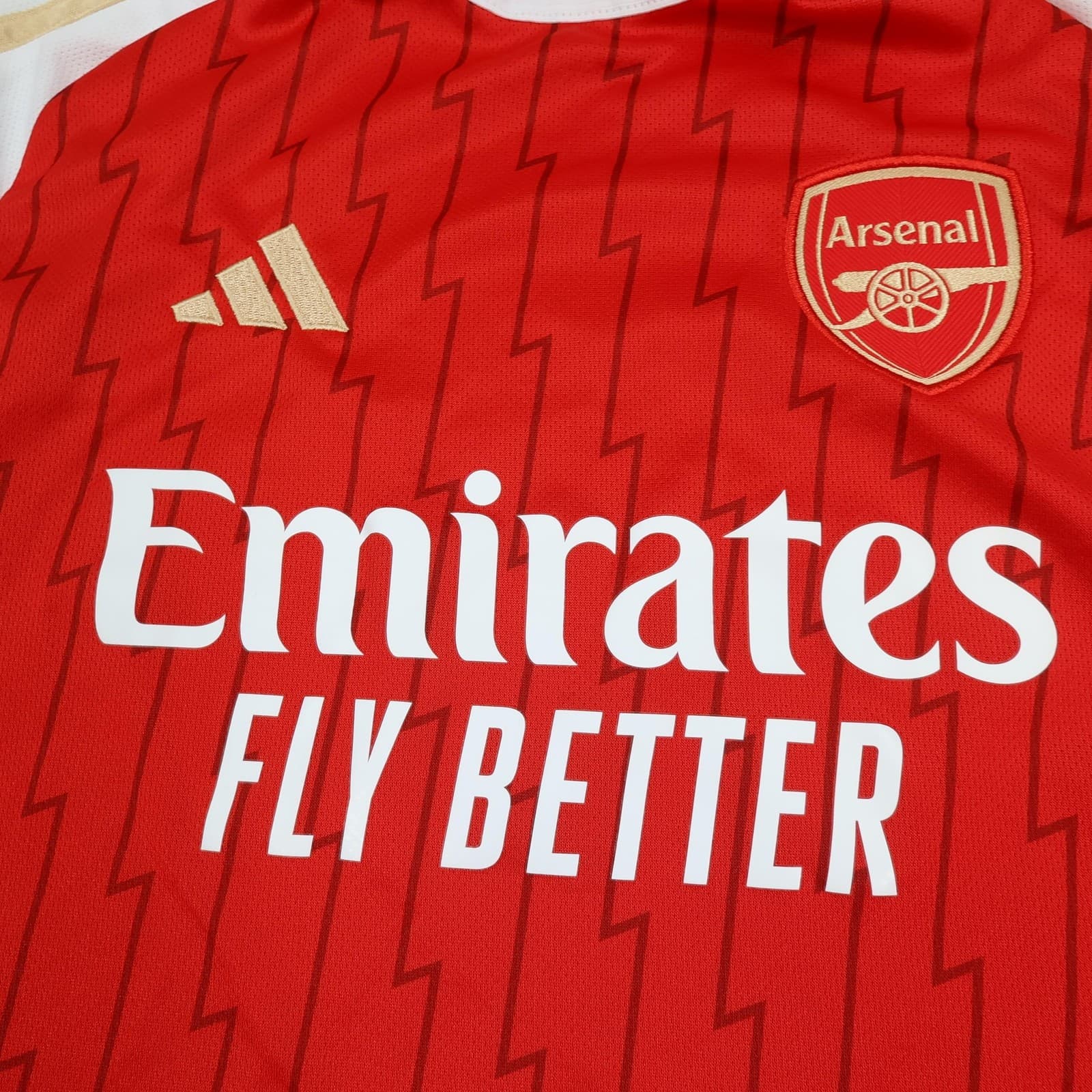 Arsenal Shirt Kids 11-12 Years Red Home 2023 2024 Football Adidas Soccer Jersey photo 3