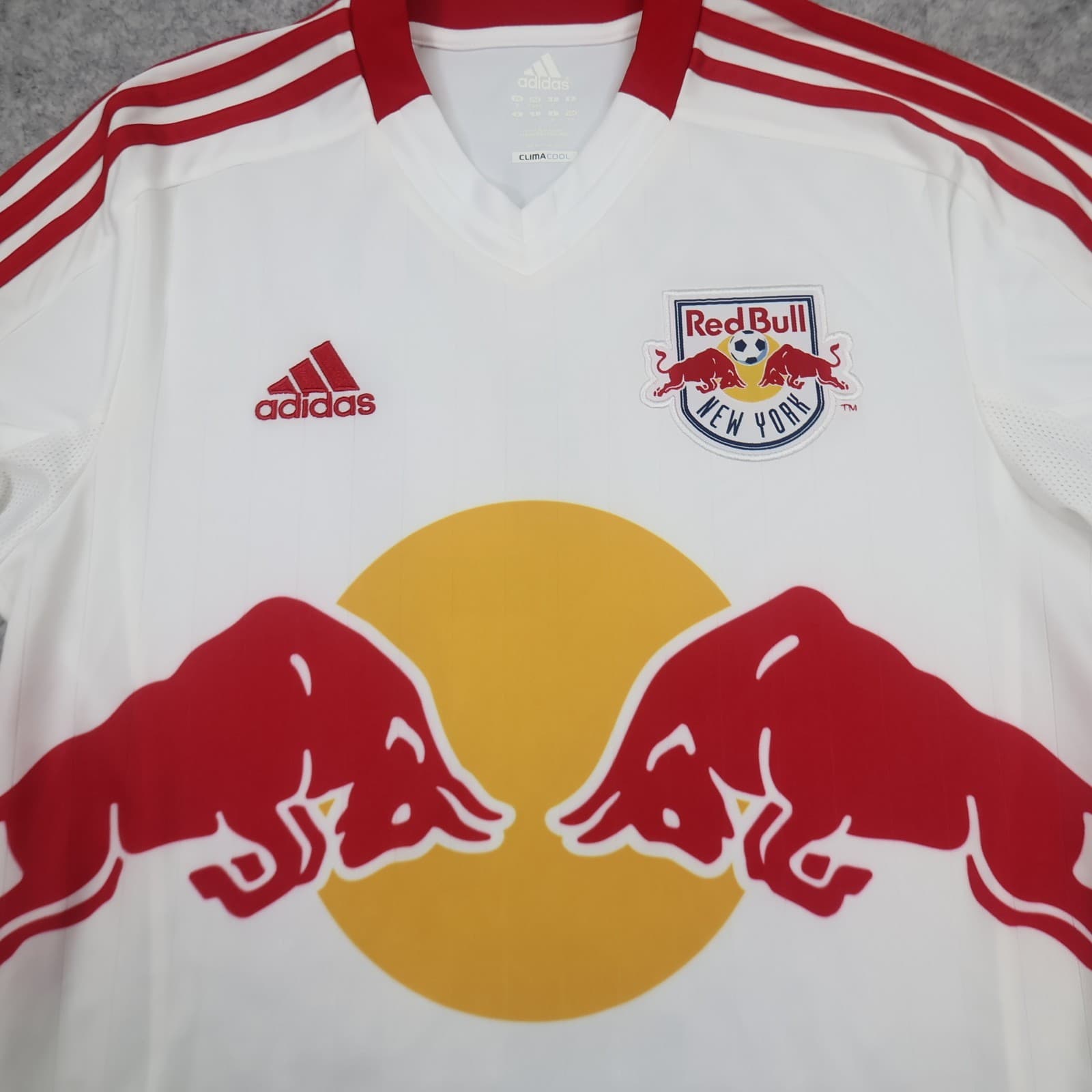 New York Red Bulls Football Shirt Small White Home Kit 2012 Adidas Henry 14 MLS photo 4