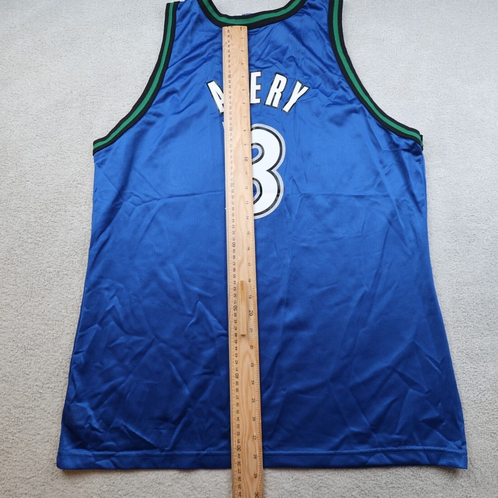 Vintage Minnesota Timberwolves Jersey Large Champion NBA Will Avery 44 photo 10