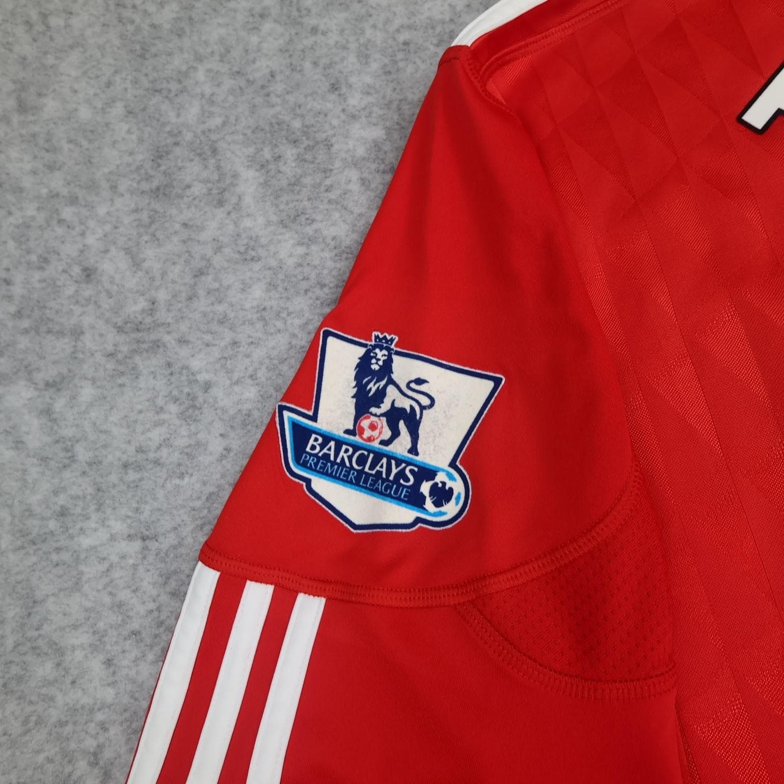 Liverpool Shirt Mens Large Red Home 2010 2012 EPL Football Adidas Torres 9 photo 4