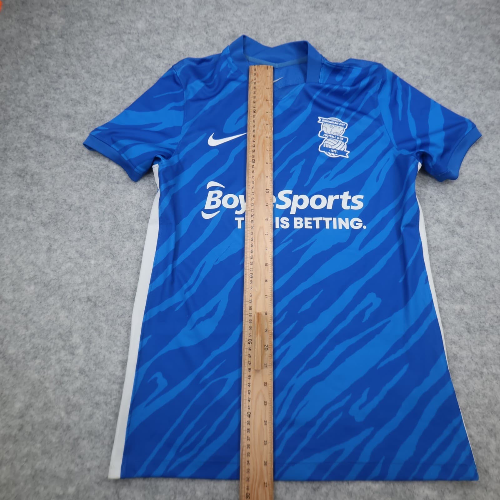 Birmingham City Shirt Medium Home Shirt Blue Nike Soccer 2021 2022 Soccer Jersey photo 12