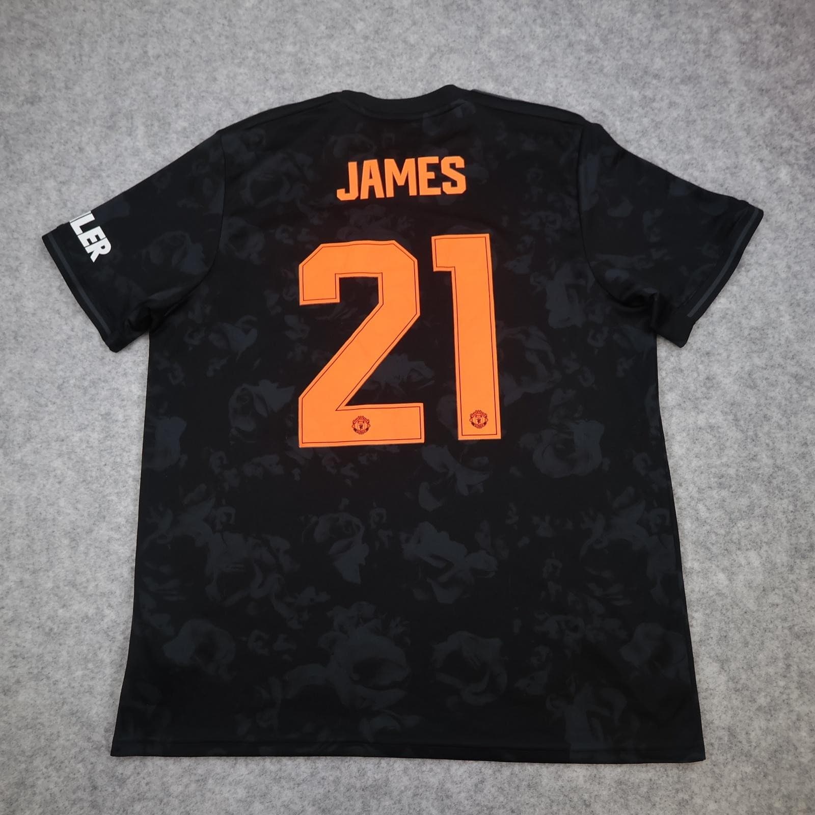 Manchester United Shirt Mens XL 3rd Kit 2019 2020 Football Adidas James 21