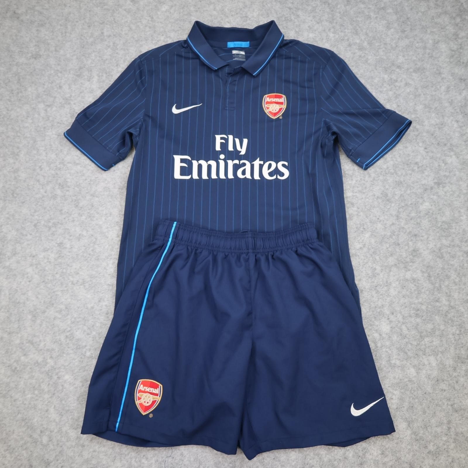 Arsenal Away Shirt Youth 13-15 Years Blue 2009 2010 Football Nike Arshavin 23 photo 2