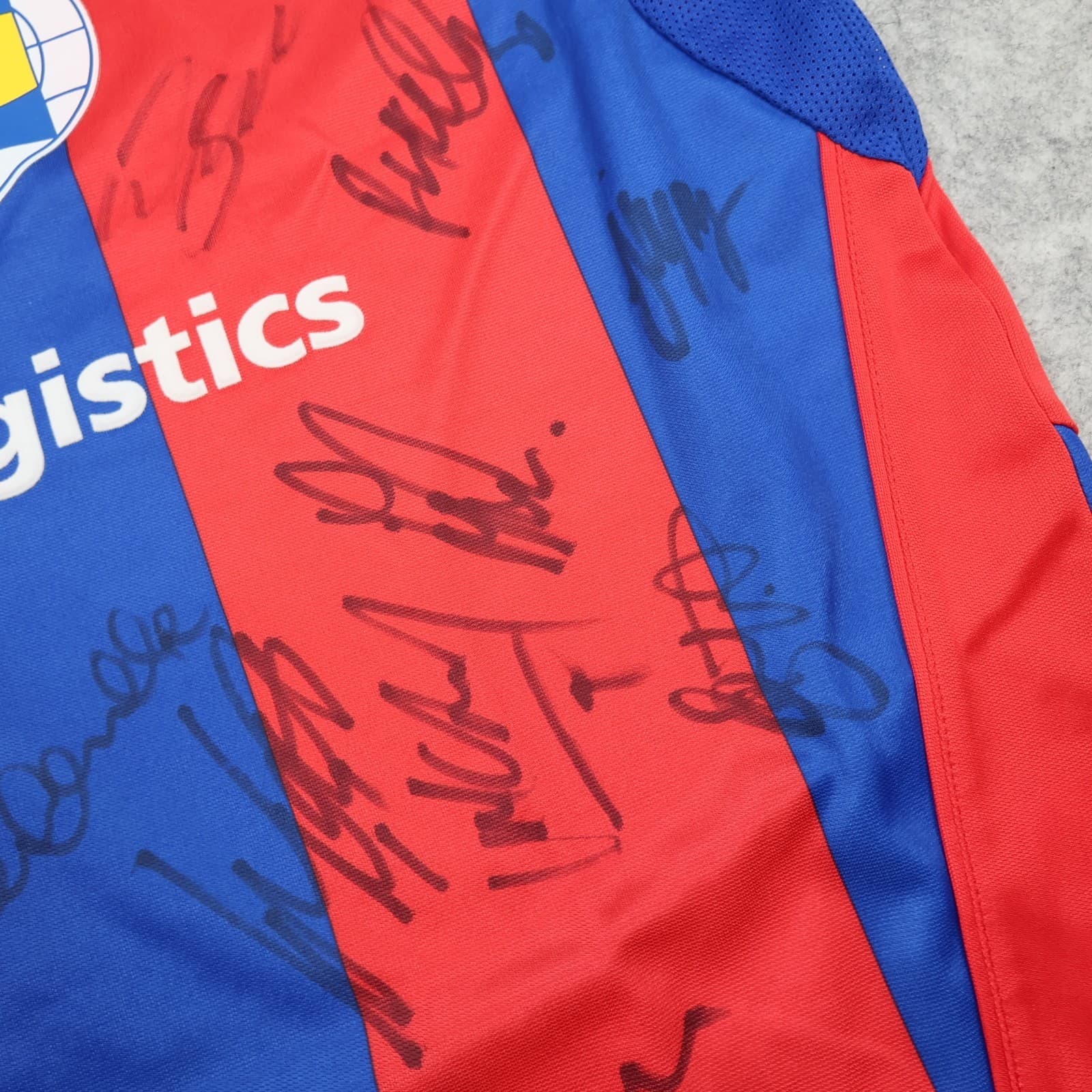 Crystal Palace Shirt Medium Home Kit 2006 2007 Squad Signed COA Included photo 15