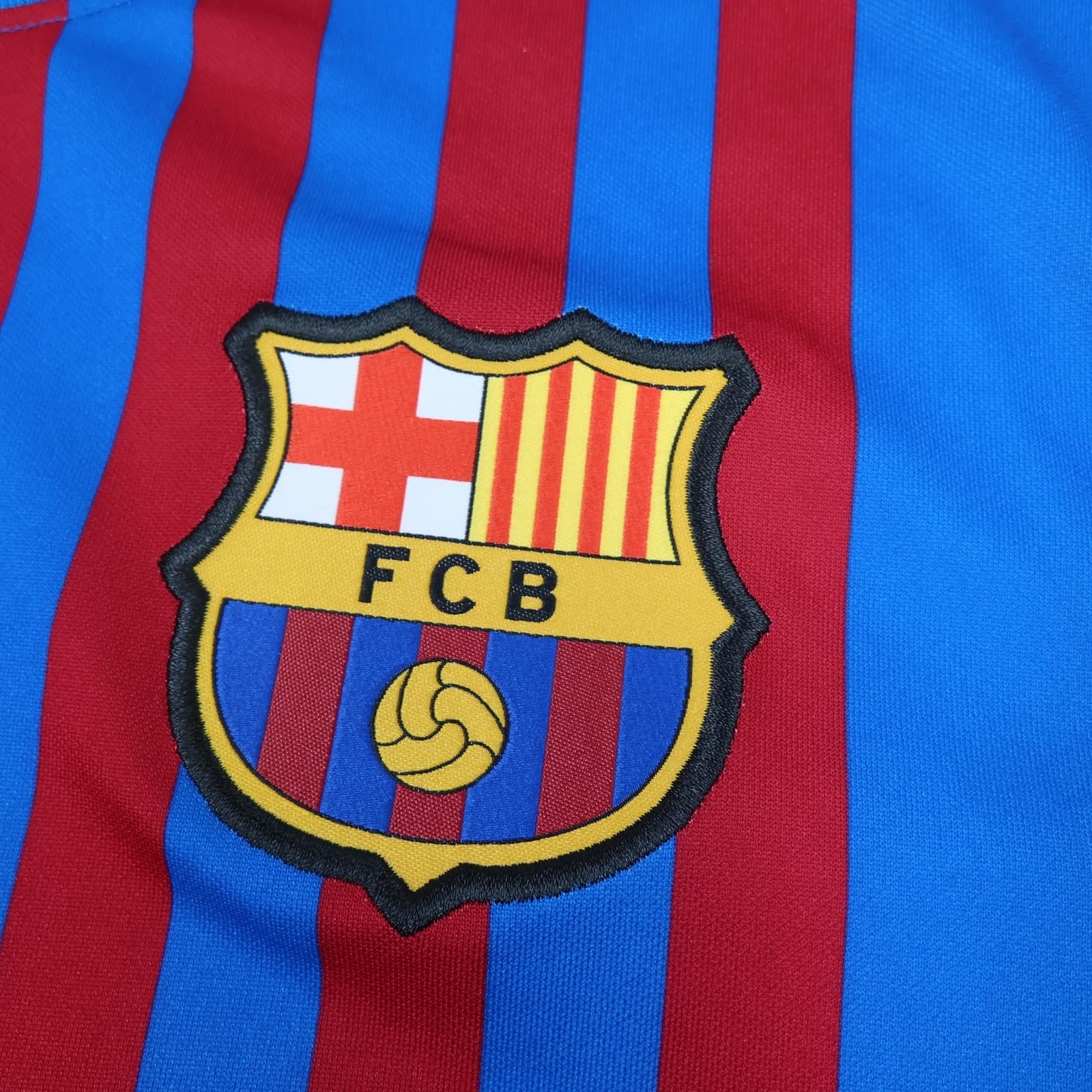 Barcelona Shirt Mens XL Red Blue Home 2021 2022 Football Nike Soccer Jersey photo 6