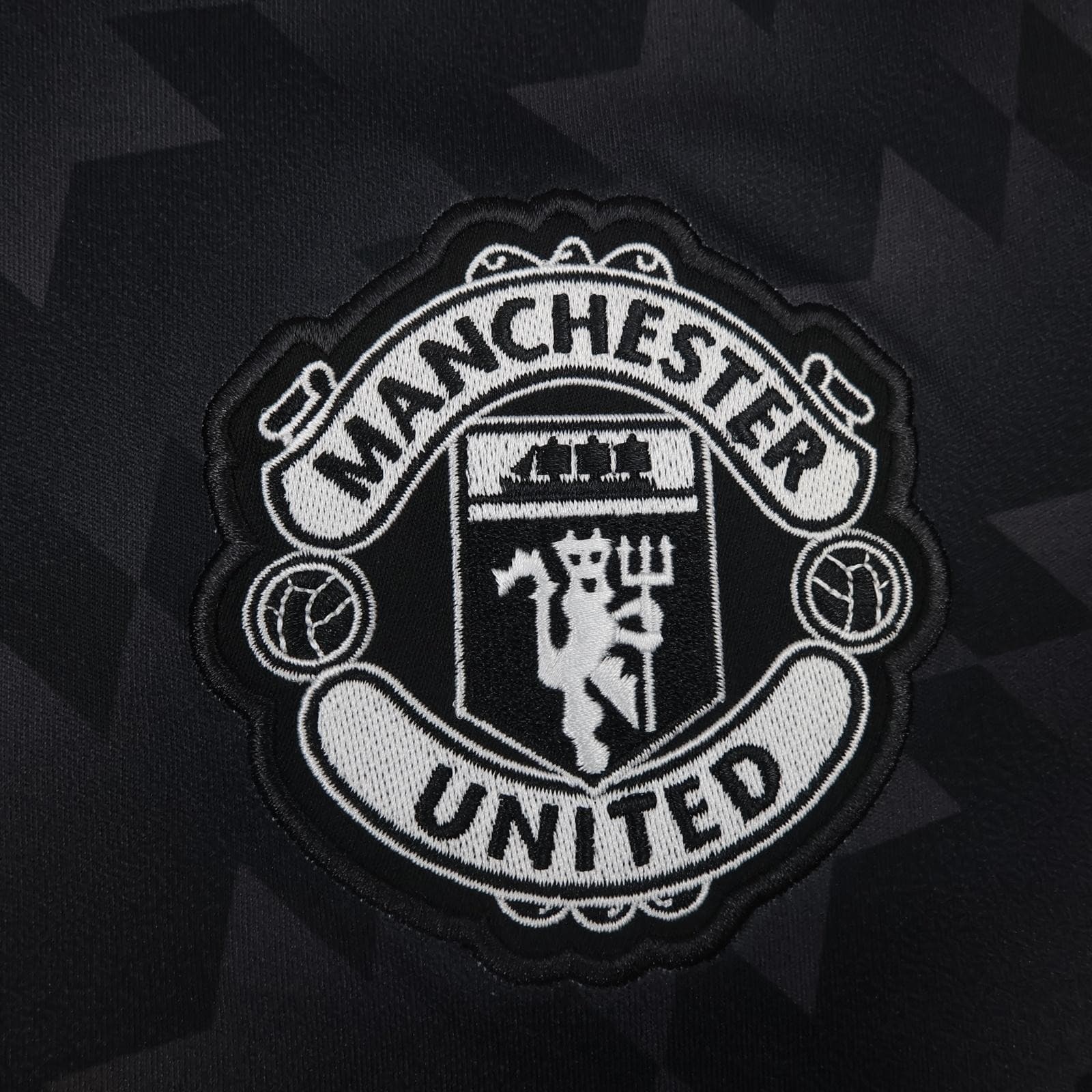 Manchester United Shirt Mens Medium Black Away 2017 2018 Adidas Bailly 3 photo 4