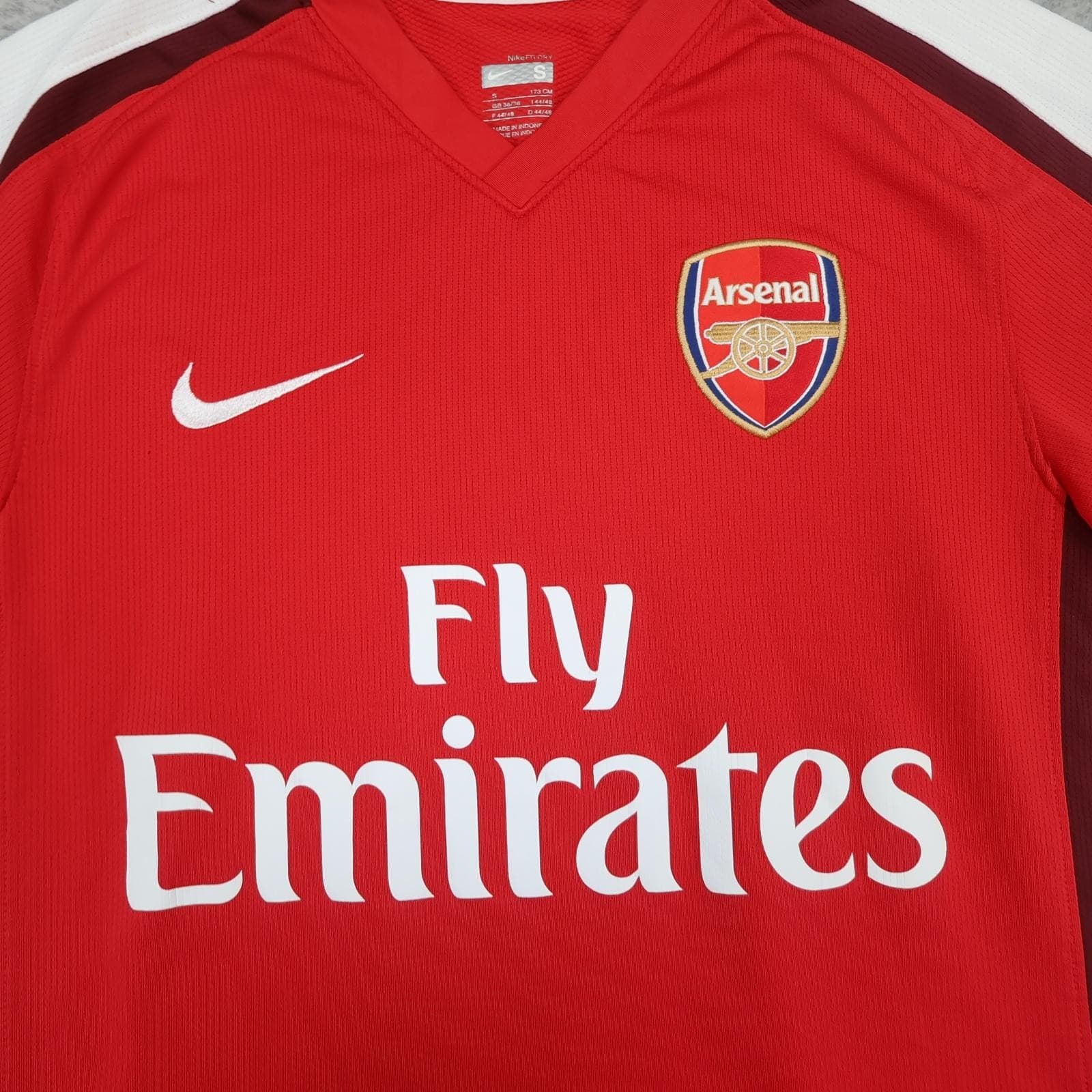 Arsenal Shirt Mens Small Red Home 2008 2010 EPL Nike Soccer Jersey Rosicky 7 photo 6