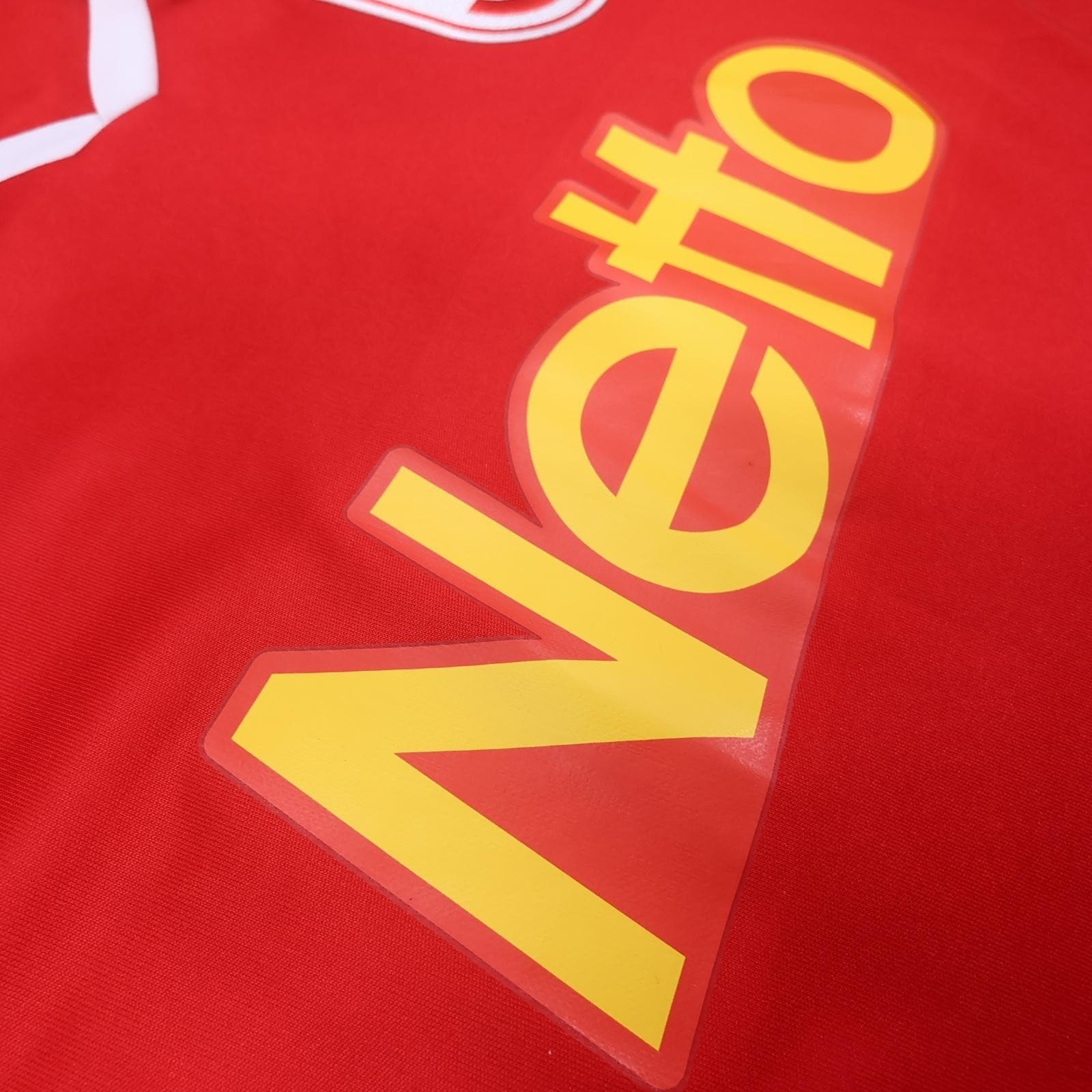 SSV Jahn Regensburg Shirt Mens Medium Red Home Football Saller Netto Jersey photo 7