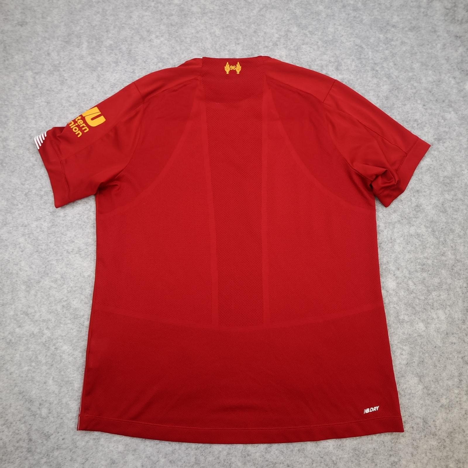 Liverpool Shirt Mens Medium Red Home 2019 2020 EPL Football New Balance Jersey photo 13