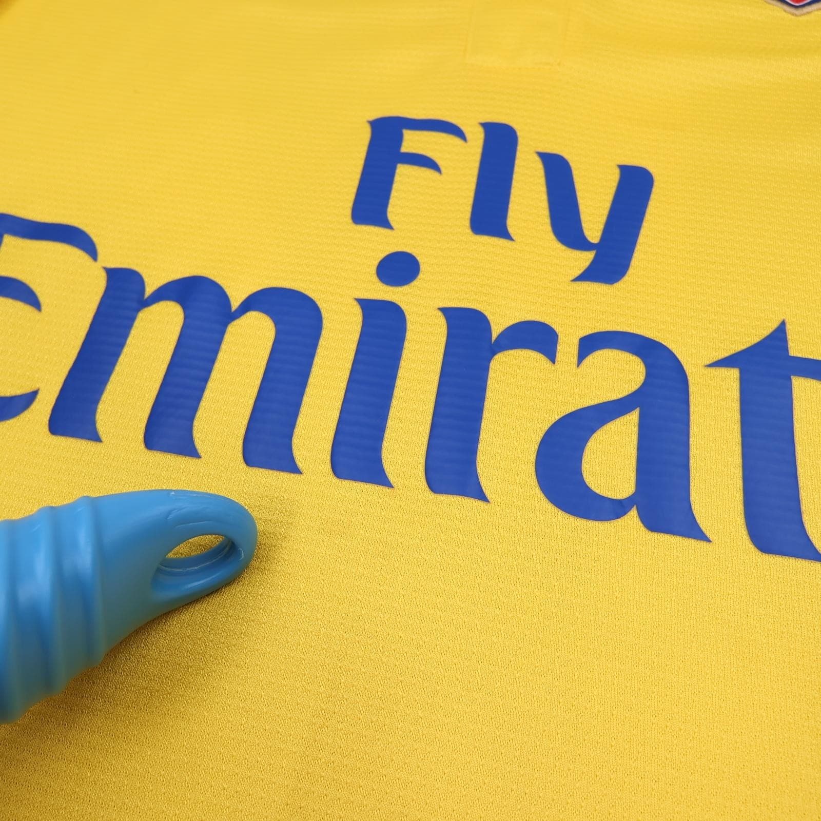 Arsenal Away Shirt Mens Small Yellow 2013 2014 EPL Nike Soccer Jersey Giroud 12 photo 10