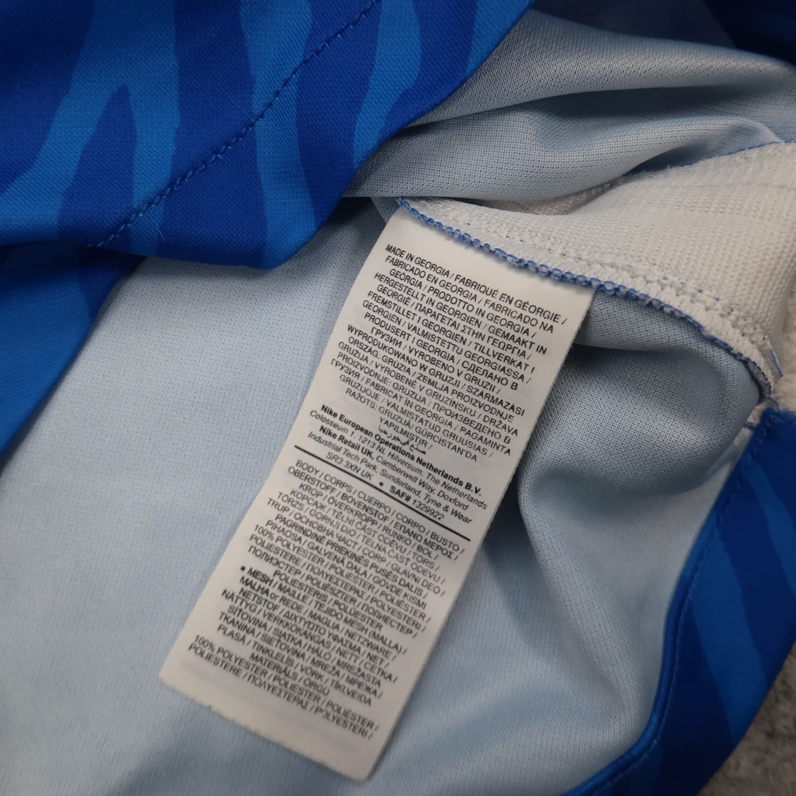 Birmingham City Shirt Medium Home Shirt Blue Nike Soccer 2021 2022 Soccer Jersey photo 8